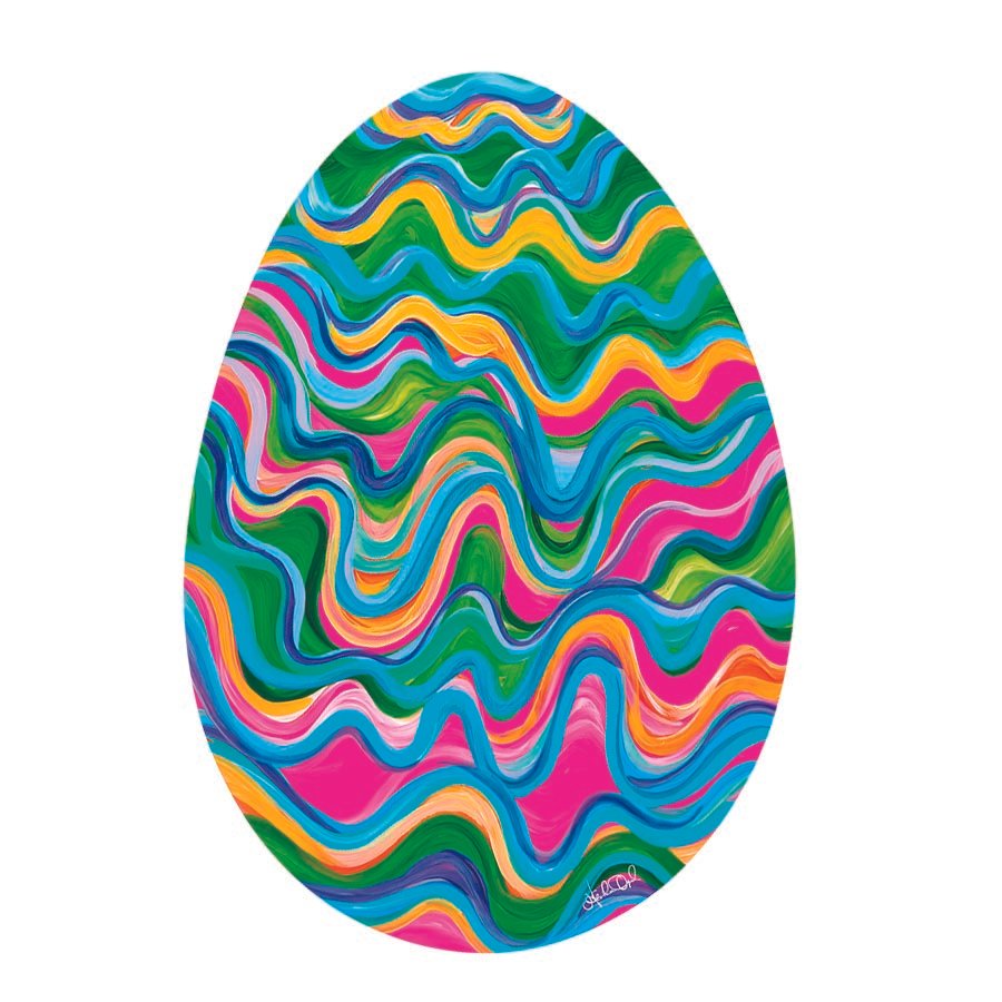 Dip-a-dee-doo-dah Easter Egg, Door Charm