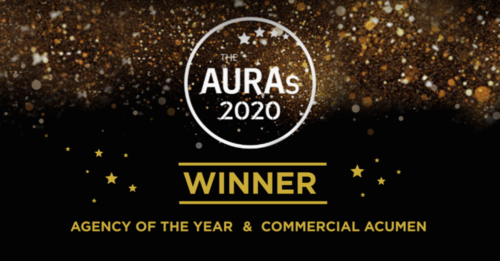Winners at the AURA Awards 2020!