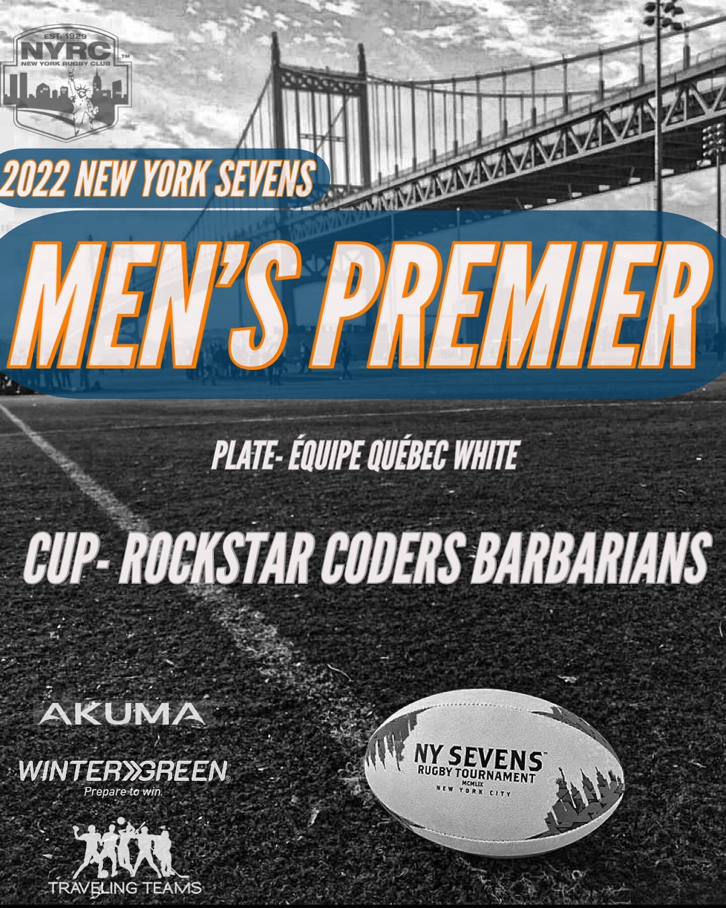 🗽
OFFICIAL 2022 NEW YORK 7s RESULTS
&bull;
#NY7s #newyorksevens #newyorkrugbyclub #NYRC #rugby #rugby7s #wrugby #hsrugby #usarugby #canadarugby #newyorkrugby #nyc #newyork #manhattan #brooklyn #bronx #queens #statenisland #UnderTheTRYboroughBridge
@