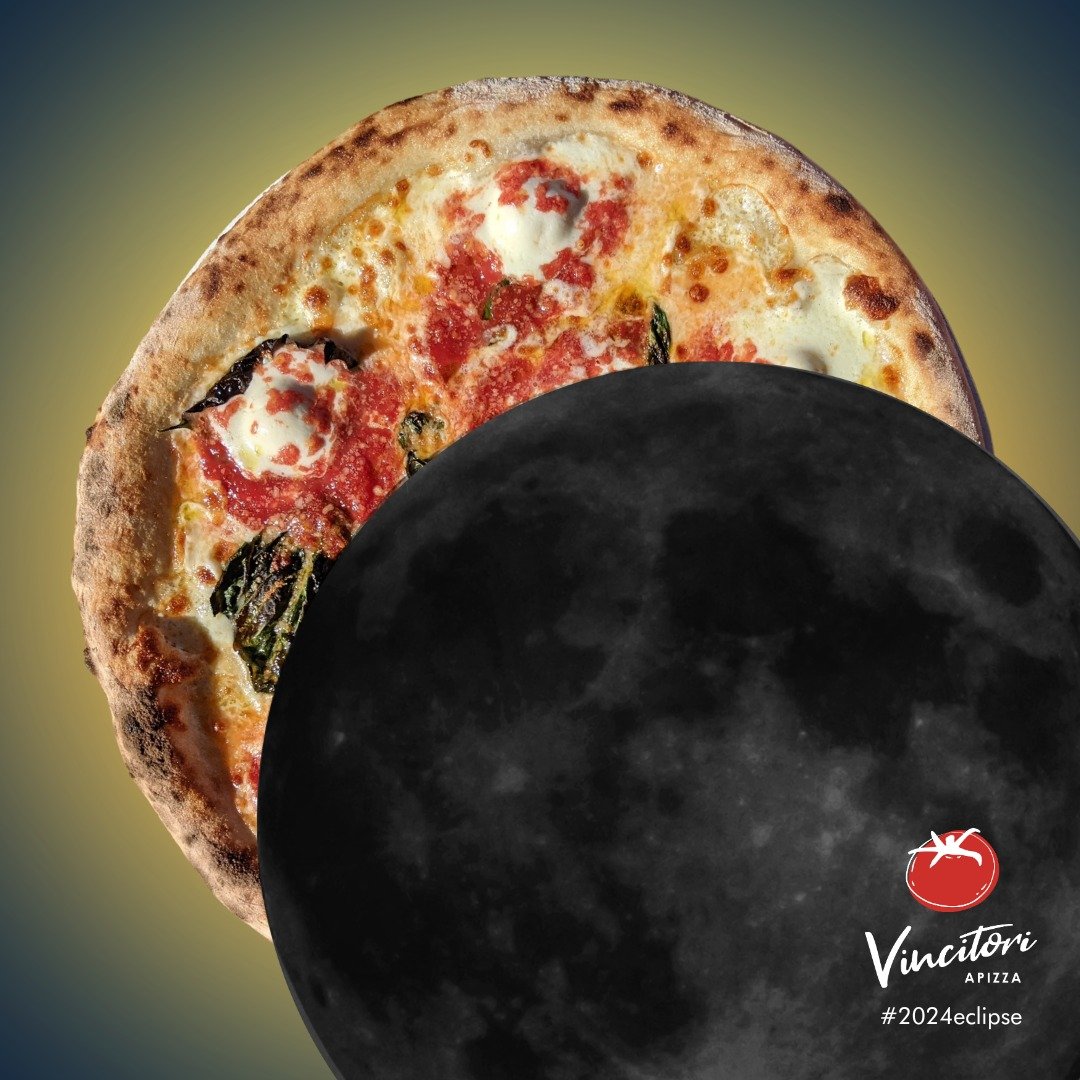 What a way to start the week! 

Where are you watching the eclipse? Bring along a pizza picnic! 

🌎 VincitoriApizza.com
📞 (860) 739-3136