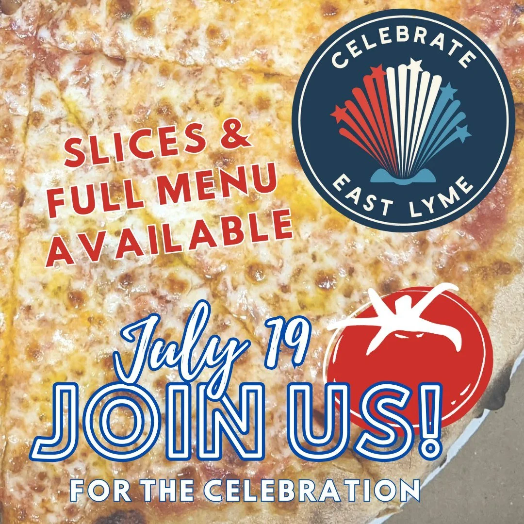 It's that time of summer again! See you at #eastlymeday2025!

We'll be slinging slices and serving our full menu on Main Street. Grab yourself a picnic before the fireworks start! 🎆

294 Main St, Niantic | VincitoriApizza.com | 860-739-3136