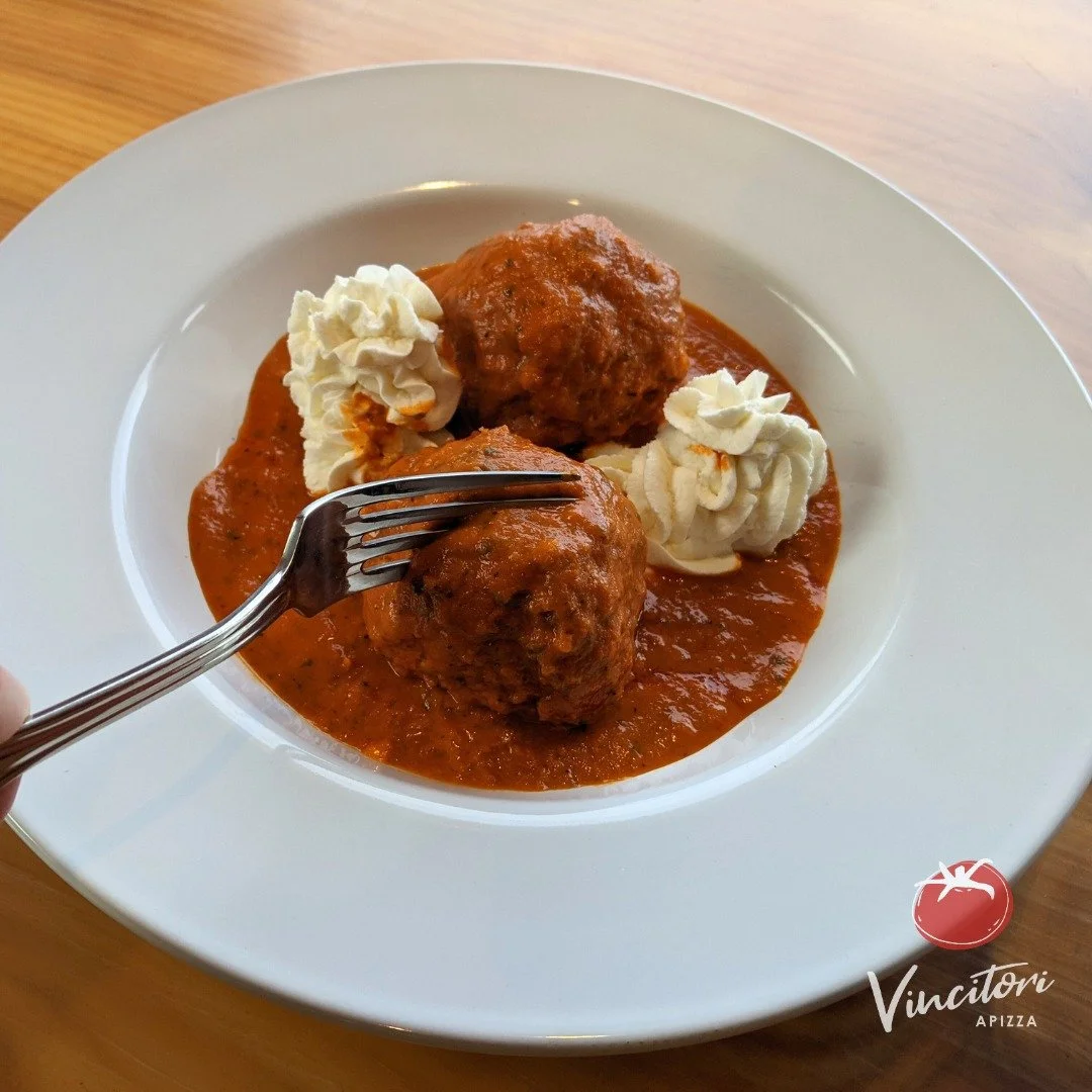Have you ever ordered our housemade meatballs? 

VincitoriApizza.com | 860-739-3136 | 294 Main St, Niantic

 #nianticmainstreet #niantic #apizza #bestpizza #eastlyme #ctpizzatrail #ctshoreline #waterford #eatlocal #oldlyme #supportlocal #Niantic #del