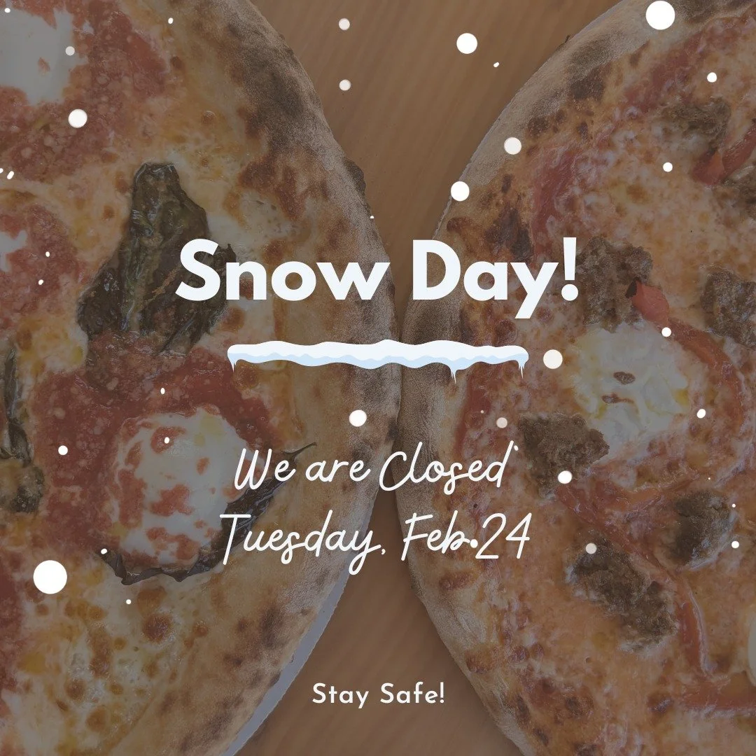 We're digging out from the ❄ Blizzard of 2026! Come warm up with some seafood 🦞chowder and 🍕 pizza on Wednesday!