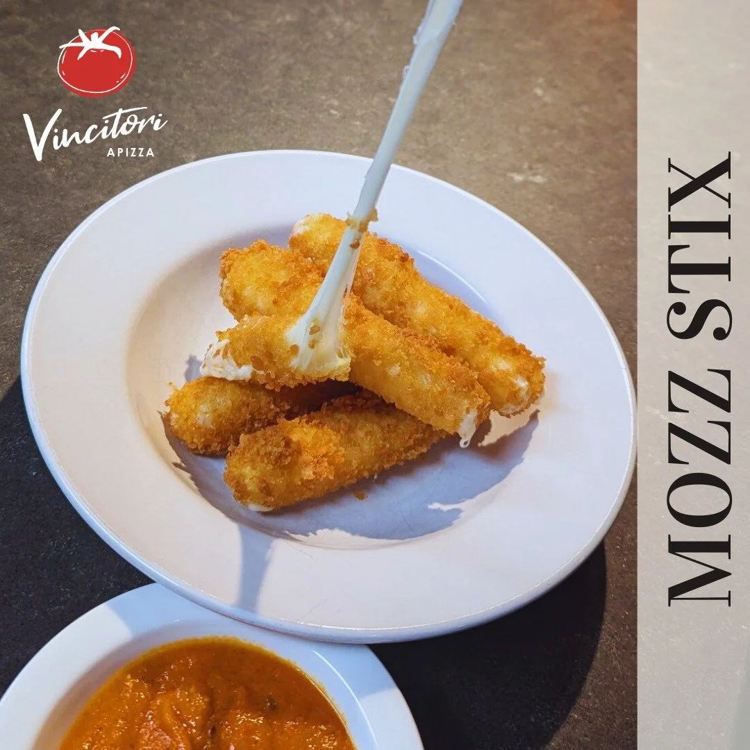 🚨 Limited Time Special 🚨 These are flying out of here - get them before they're gone! 

Scratch-made, crunchy and melty mozzarella sticks with our signature focaccia sauce

Dine-In * 294 Main St, Niantic
Take-out * 860-739-3136 
Delivery * Vincitor