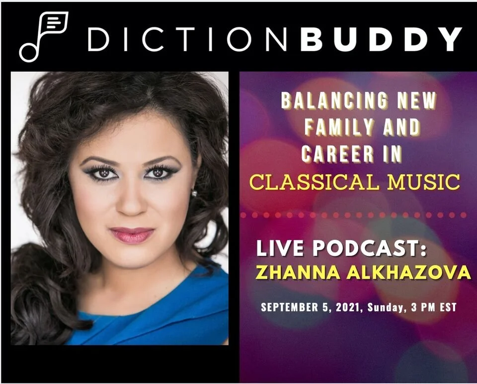 DictionBuddy 1on1: Zhanna Alkhazova - Balancing New Family and Career in Classical Music