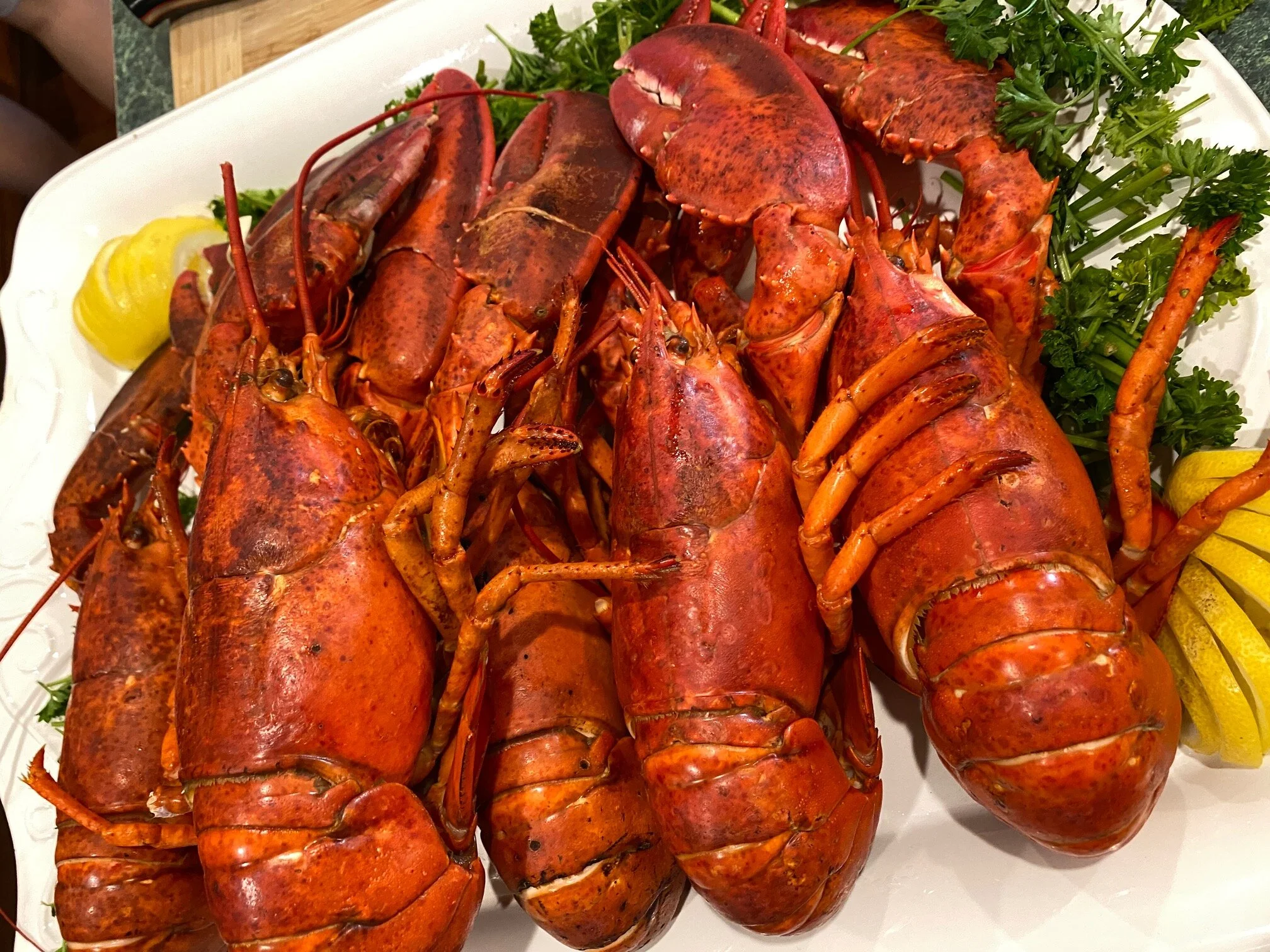 What's on the Menu?  Lobster Dinner!