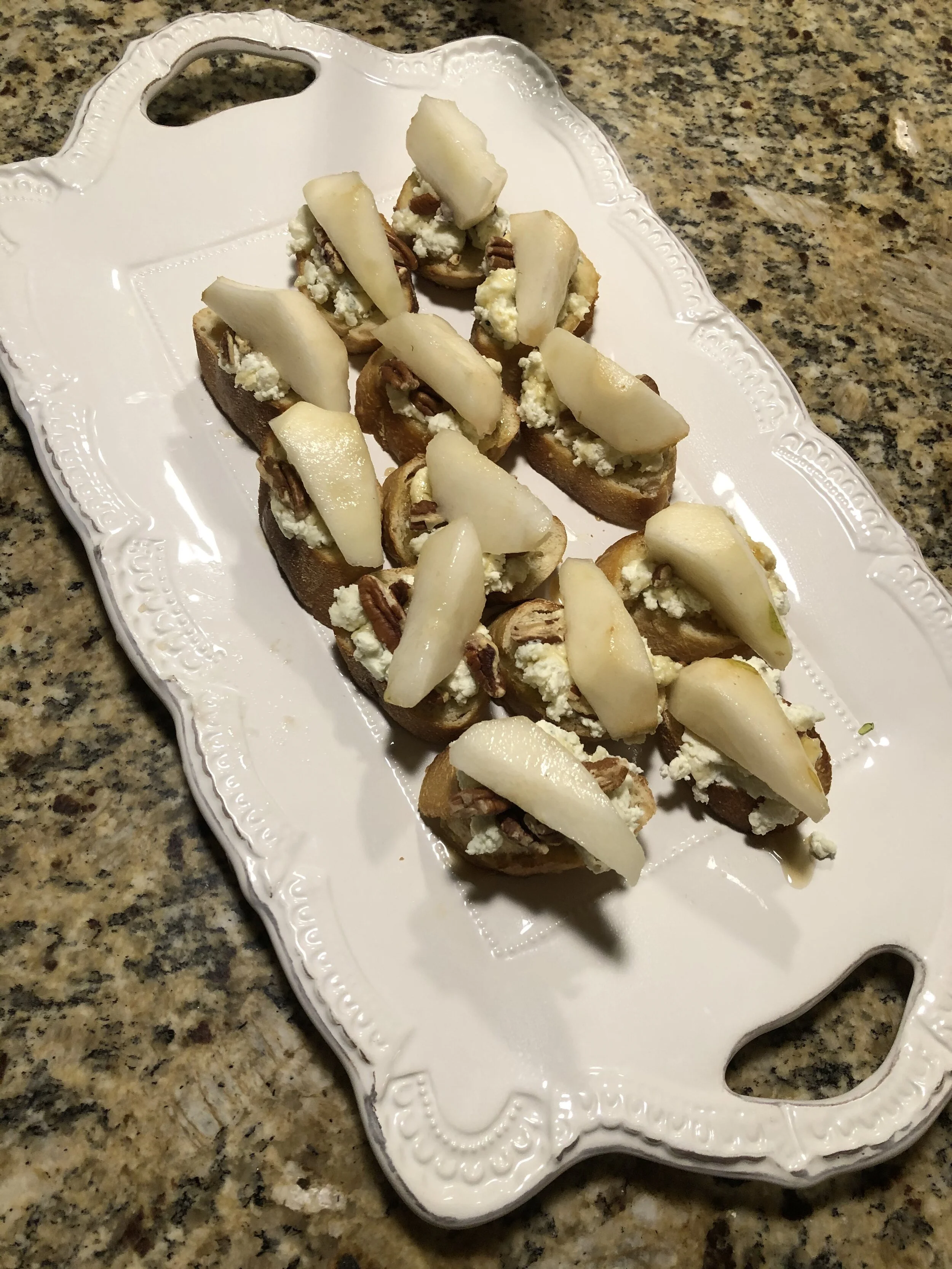 What's on the Menu?  Pear &amp; Bleu Cheese Appetizer