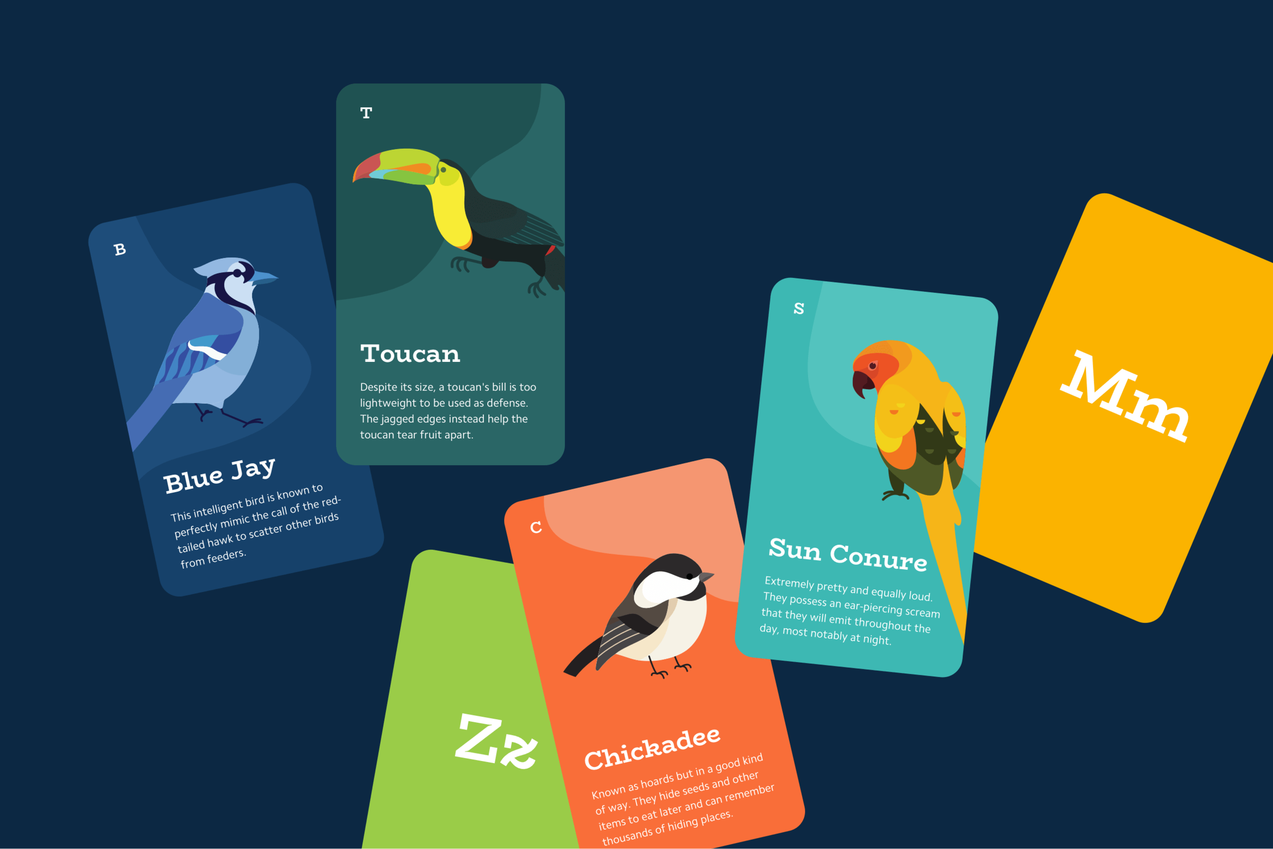 Alpha Birds, a Personal Illustration Project