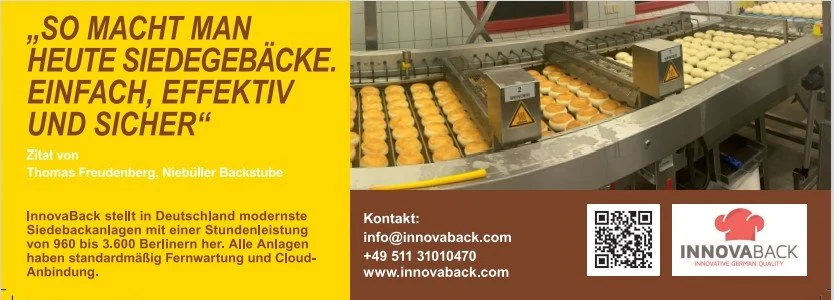 Kundenstatement zur InnovaBack Siedebackanlage