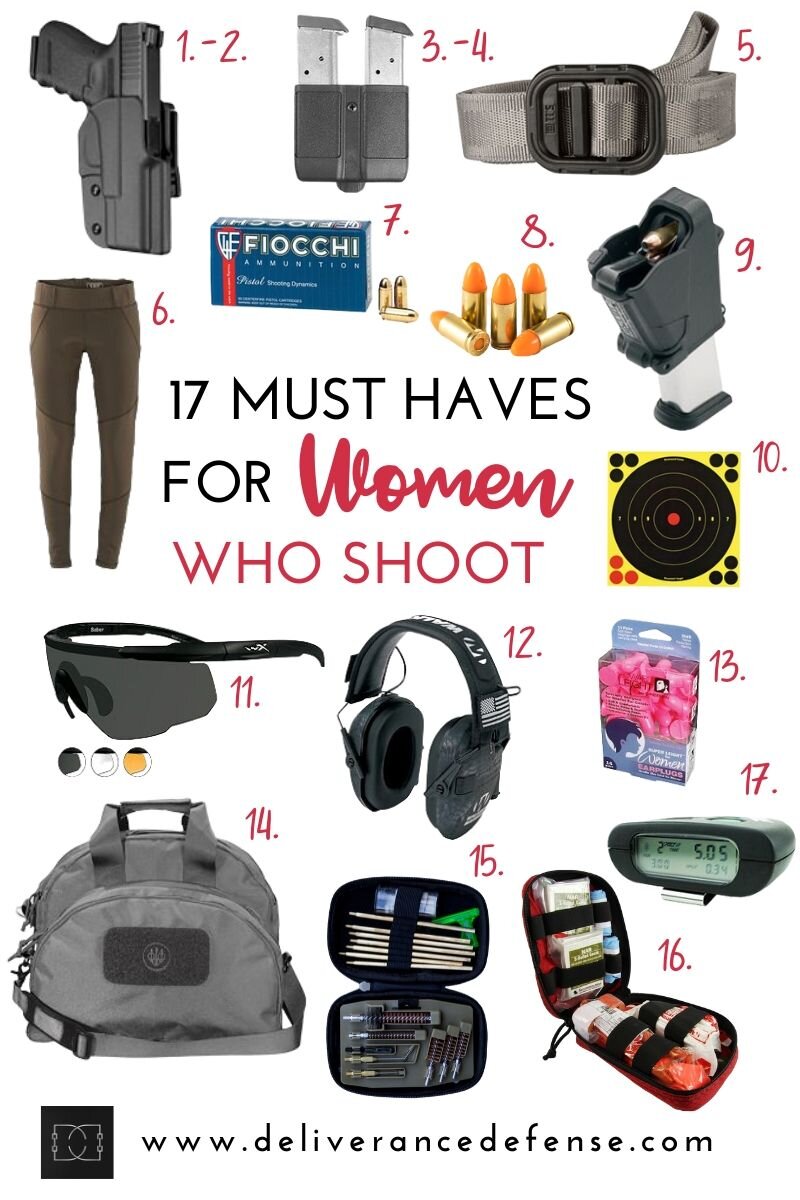Women's Shooting Range Gear List — Deliverance Defense, LLC