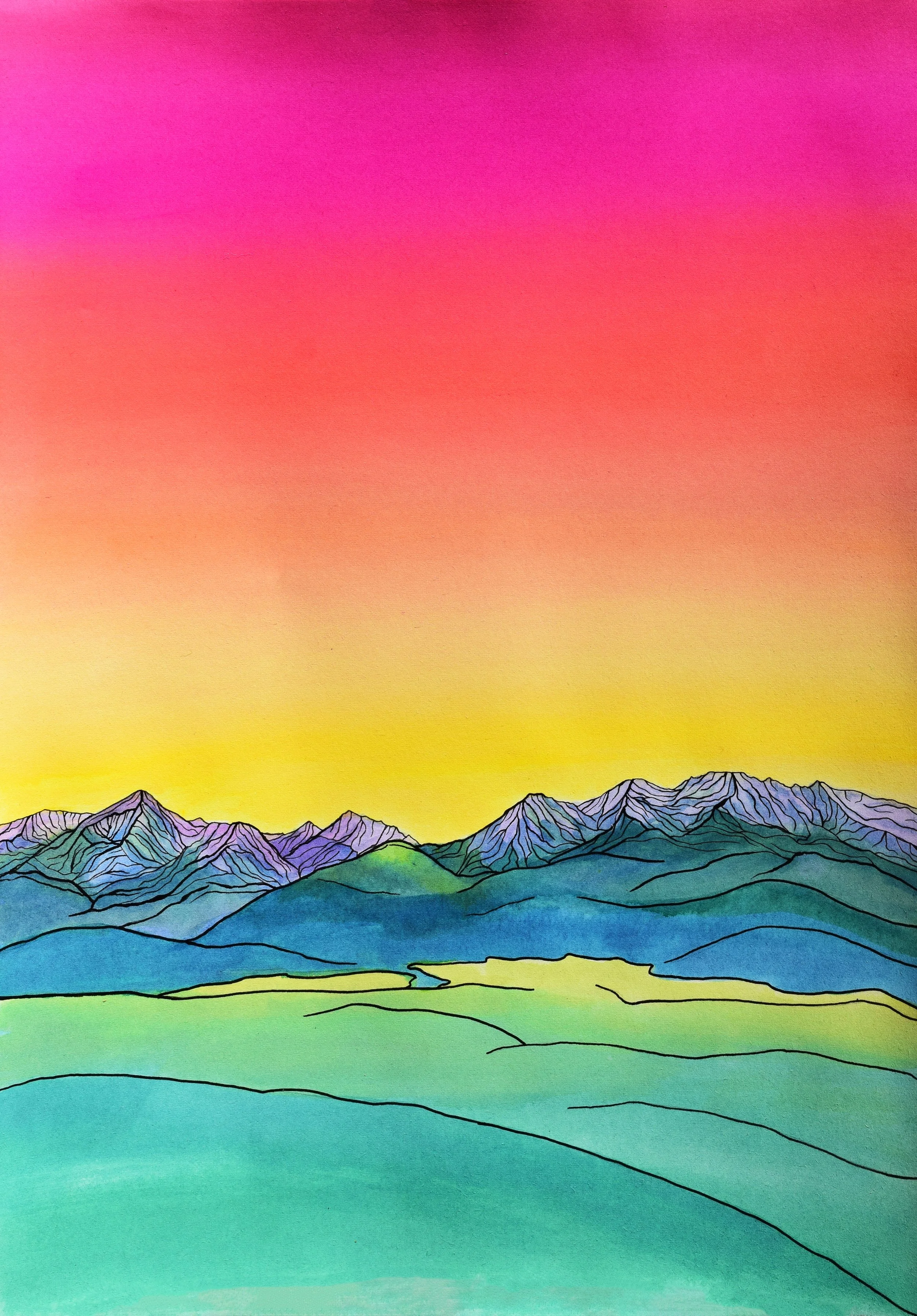 Elbert and Massive Colorful 2.3 x 3.5" Vinyl Sticker