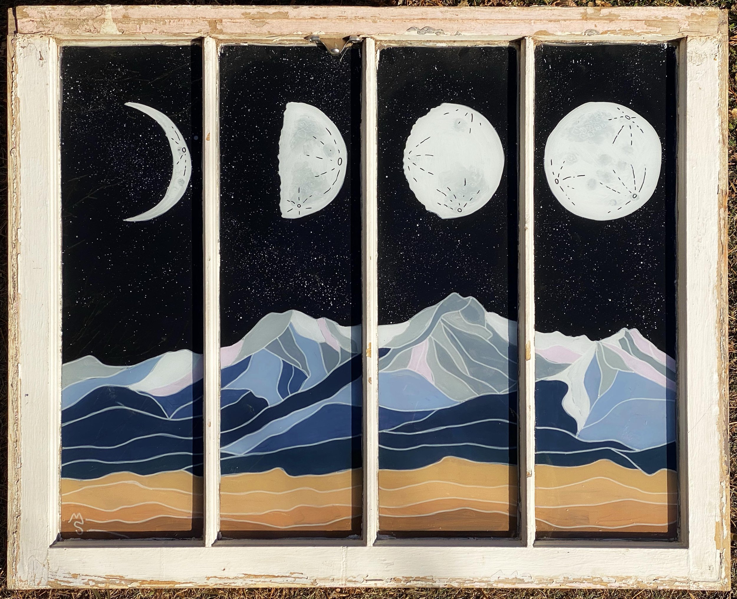 Moon Phases over Princeton