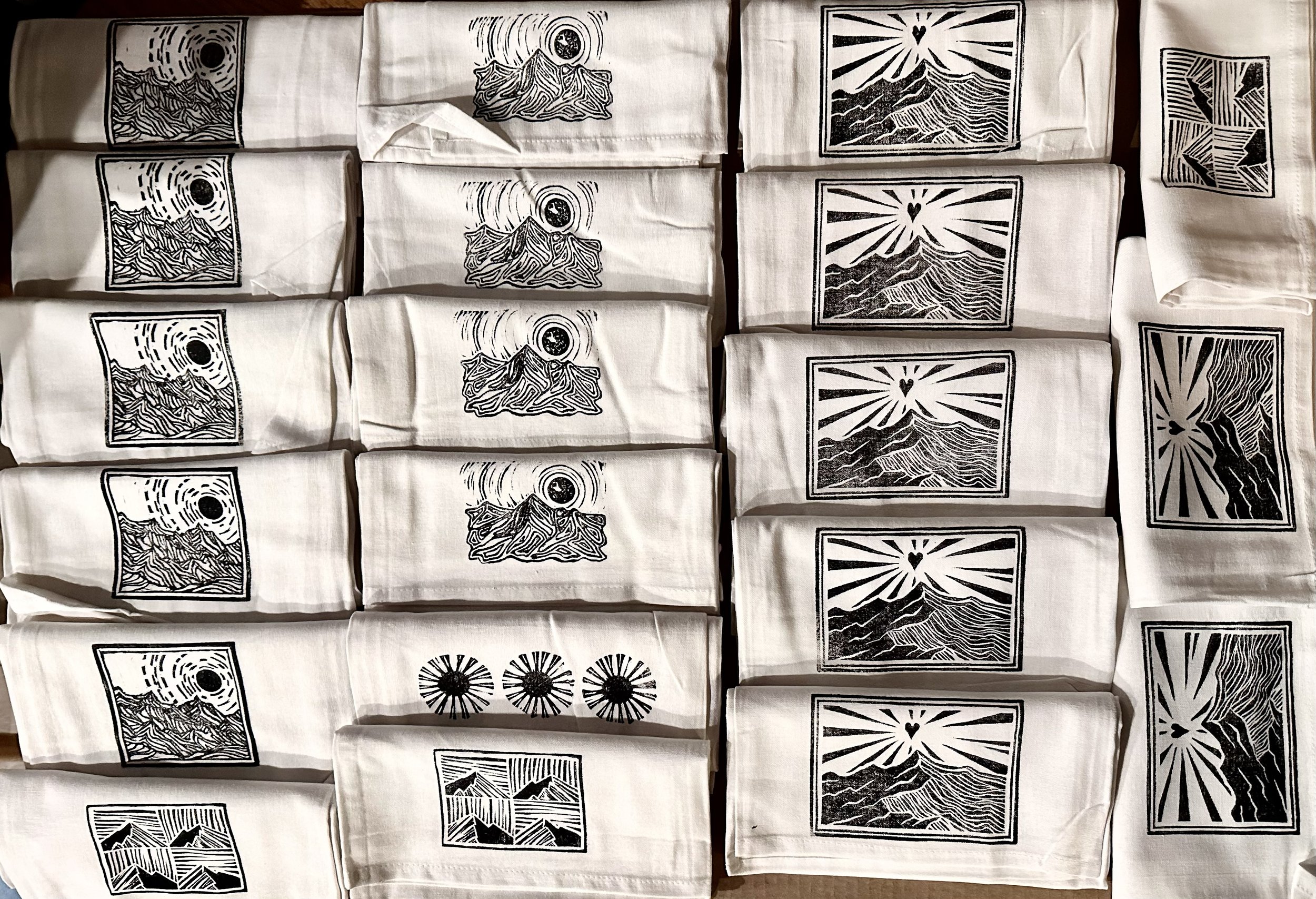 Block Print Tea Towel