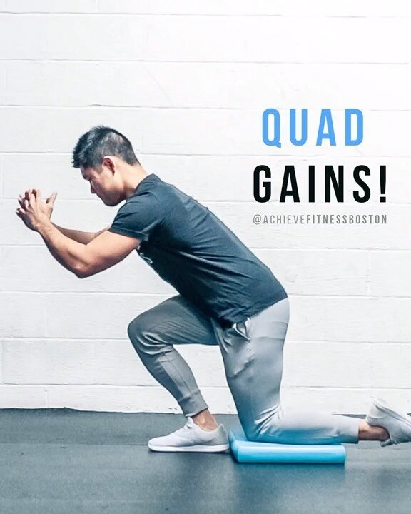 QUAD GAINS!
-
What’s up, Achievers?! @jasonlpak here and today we’re talking about how to emphasize your quads during your lower body exercises. What you’ll find with the four moves above are various use of tempos and a lot of focus
