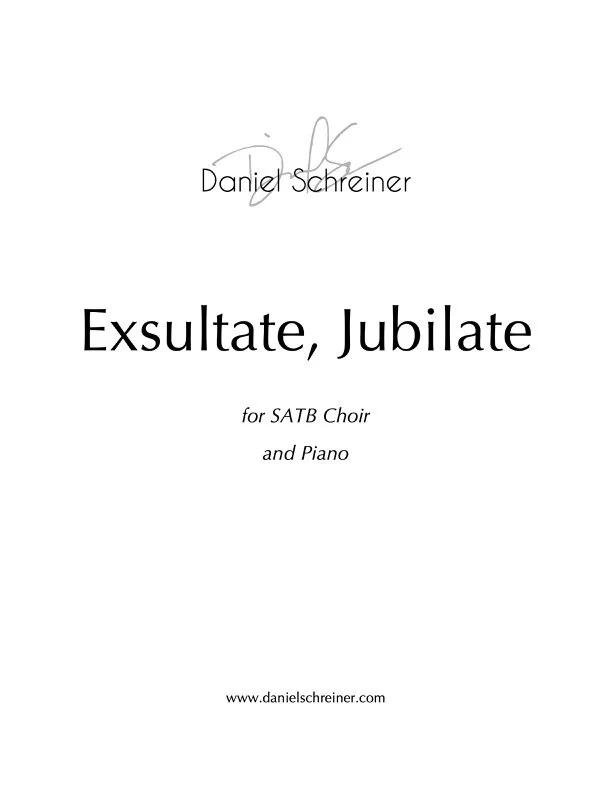 Exsultate, Jubilate (2019)
