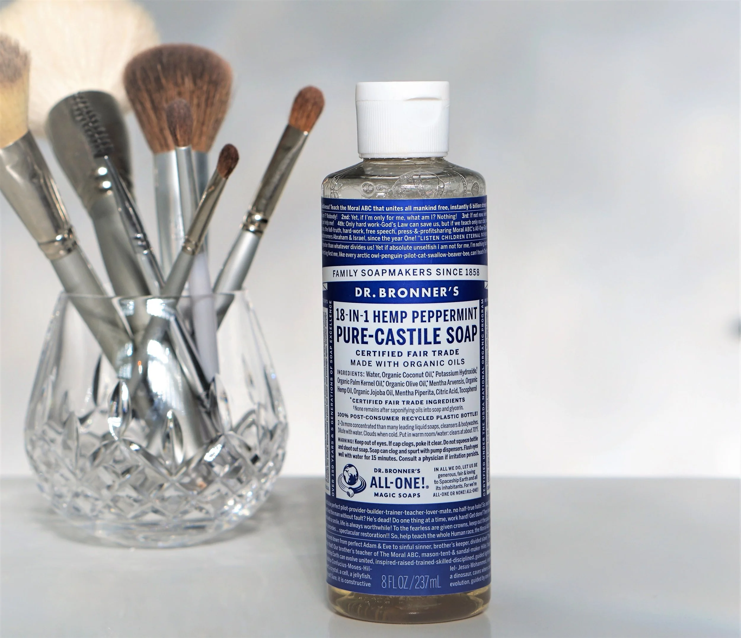 dr bronner makeup remover
