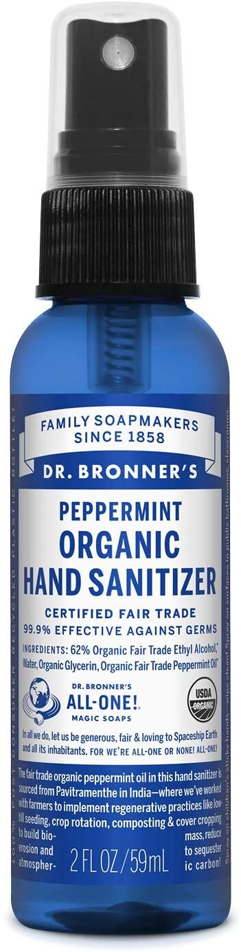 Dr. Bronner Peppermint Hand Sanitizer