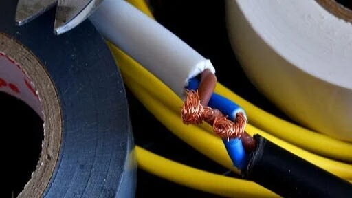 Branch circuit wiring exposed during an aluminum wiring assessment in a 1970s Metro Vancouver home