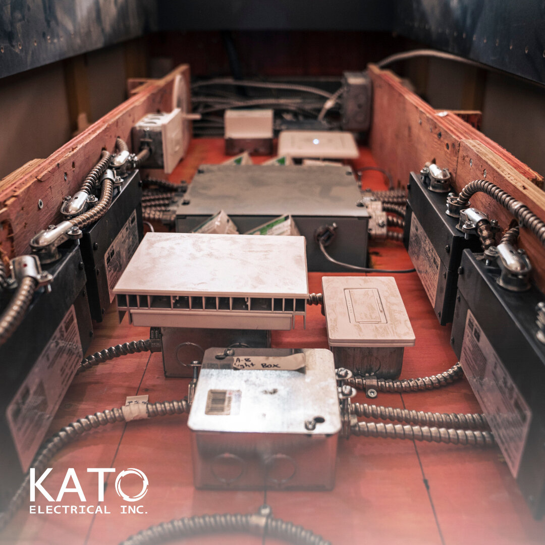 Get an intimate look at our electrical craftsmanship during the construction of the Gucci Vancouver store. If you&rsquo;re looking for a hardworking and professional electrical team, look no further than Kato electrical! 
💻 katoelectrical.com | 📞 6