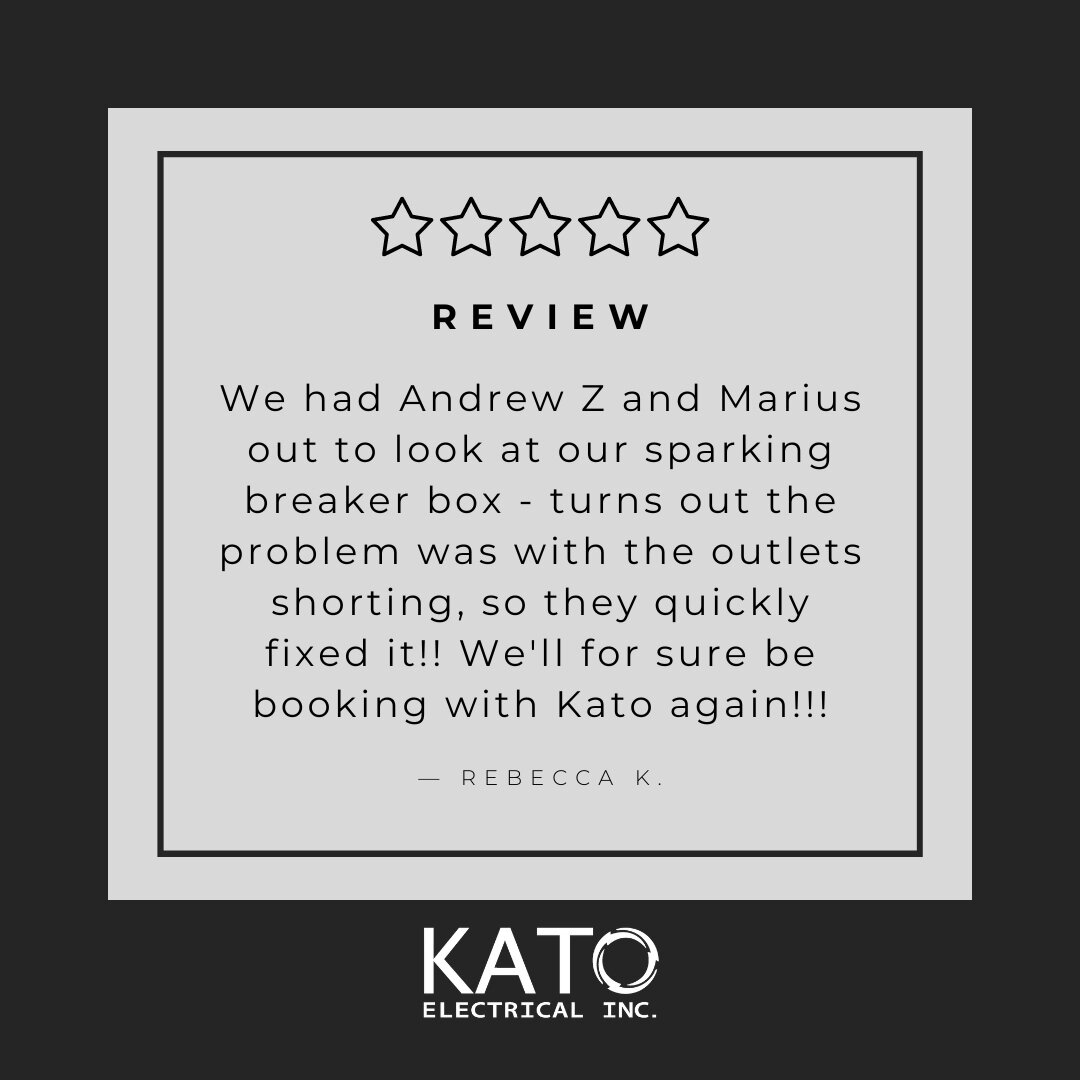 Thank you Rebecca for leaving us such a kind review! We&rsquo;re happy Andrew and Marius could help you out so quickly, and we hope to hear from you again. 😄 

.
.
. 
#electricianreview #customerreview #westvancouver #burnaby #vancouverbc #vancouver