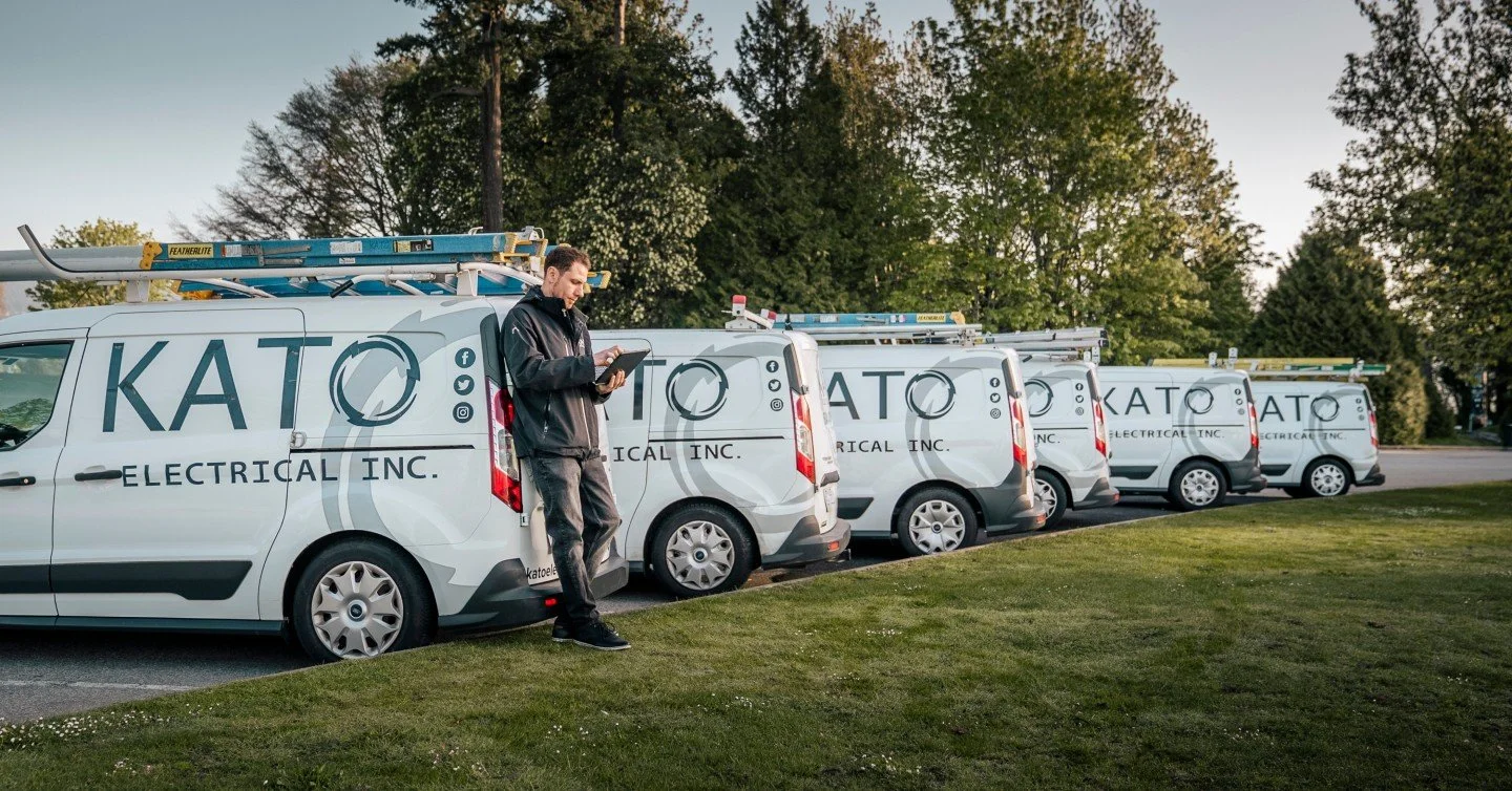 The whole lineup. 🚐🚐🚐
The Kato fleet ready to roll. When you see one of these around town, you know a licensed, insured crew is on the way. Powering homes and businesses across Vancouver and the Lower Mainland. ⚡
📍 Vancouver, BC
#VancouverElectri