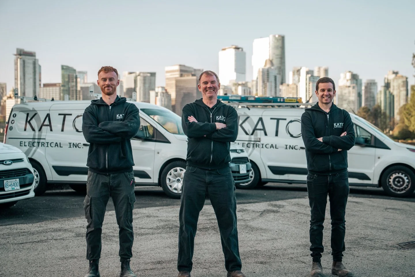 Some of the faces behind Kato. 👋
Andrew, Gavin, and Colin &mdash; three of the crew you'll see at homes across the city. Licensed, insured, and proud to keep Vancouver and the Lower Mainland powered up. ⚡
📍 Vancouver, BC
#VancouverElectrician #Vanc