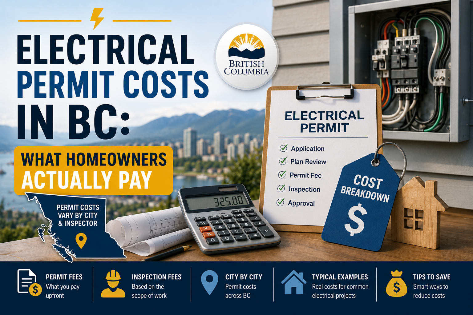 Electrical Permit Costs in BC: What Homeowners Actually Pay