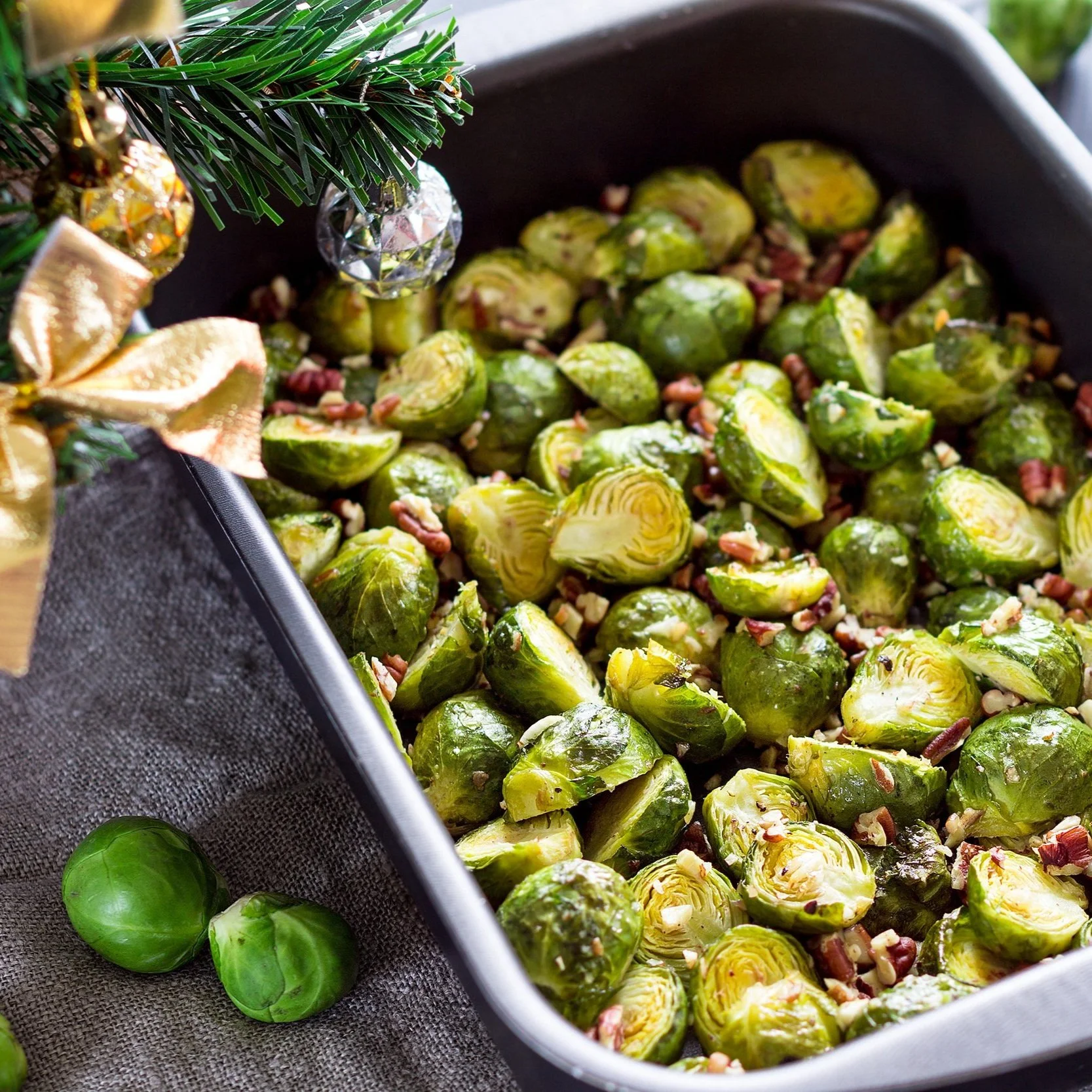 Fancy Roasted Brussels Sprouts (SS-CH)