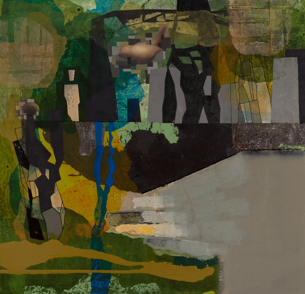 In The Hinterland , 2019 Oil on canvas 40 x 42 inches