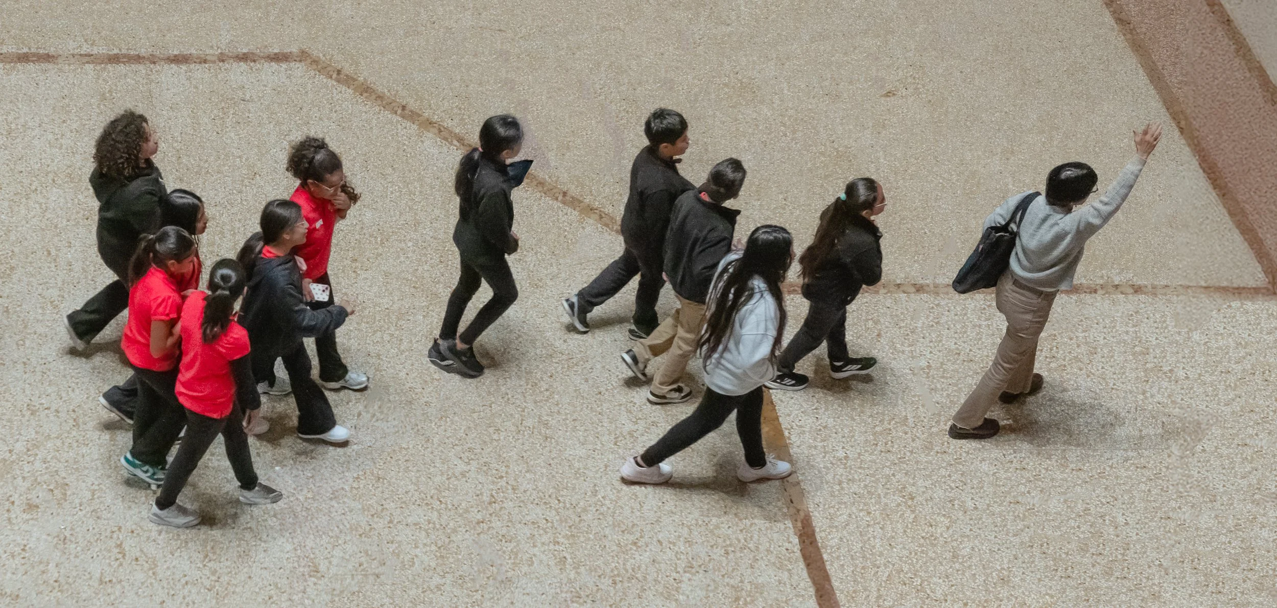 School Group in Met Gallery, 2025
