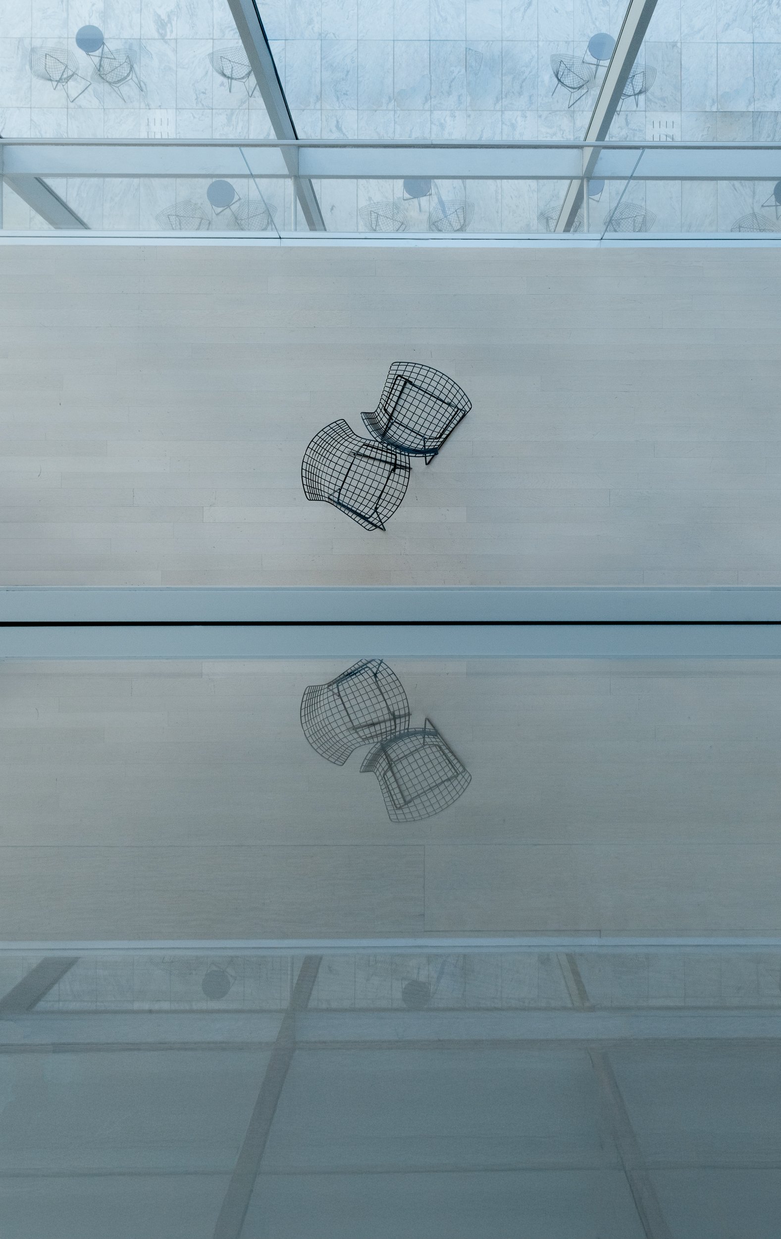 Chairs and Reflection, MOMA, November 24, 2025