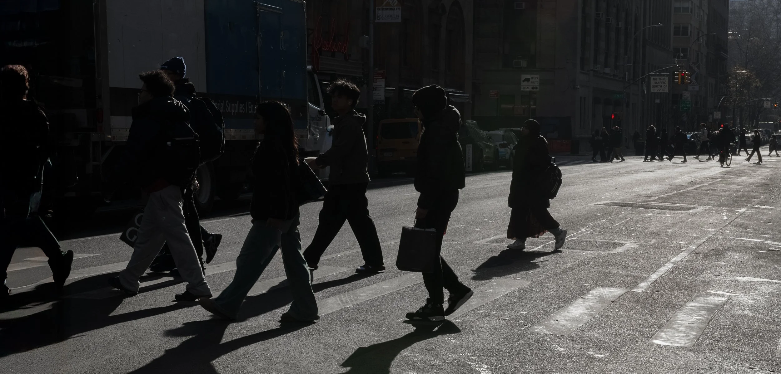 Crossing, Lower Manhattan, 2025