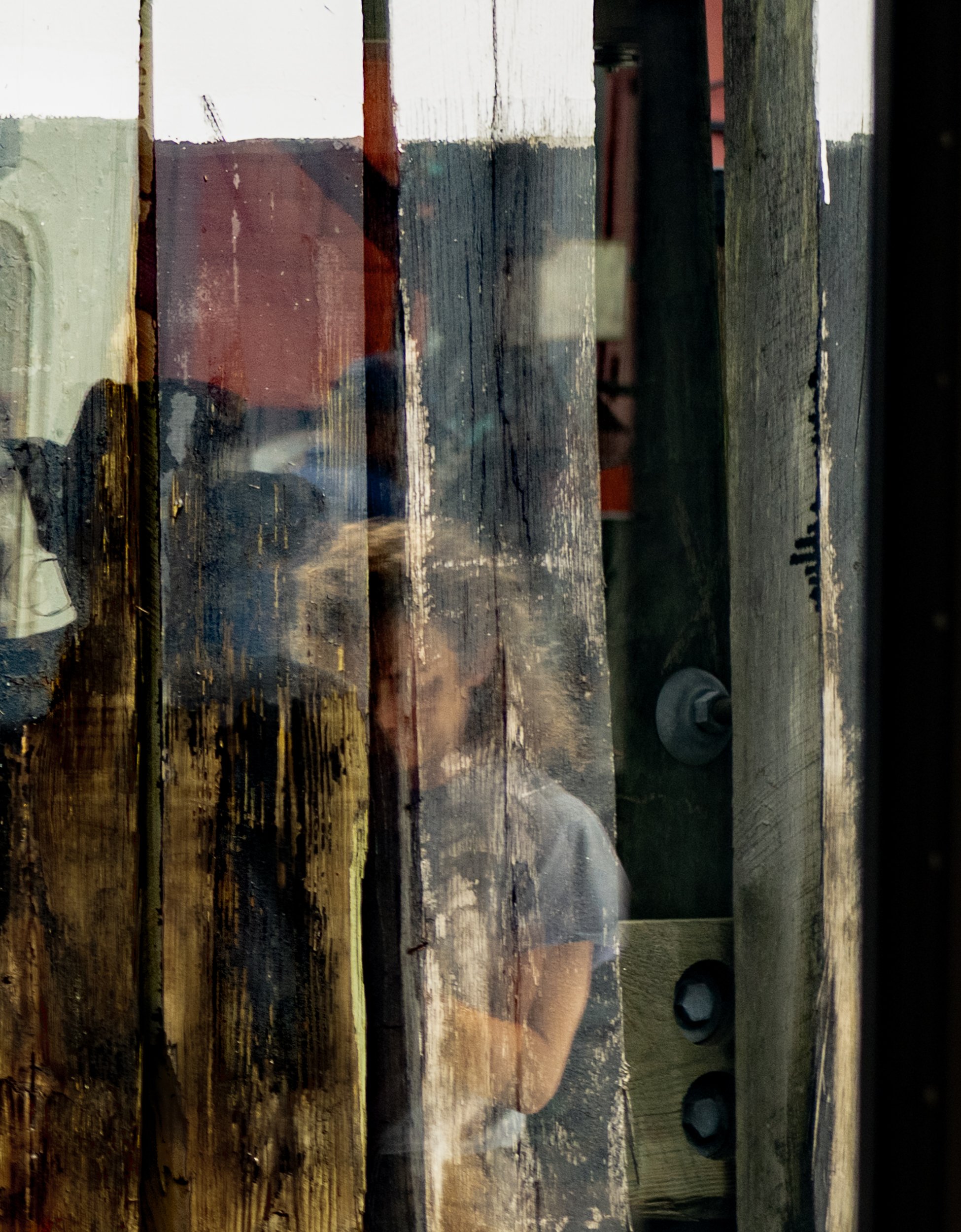 Man in Hat with Woman, Governor's Island Ferry, 2024