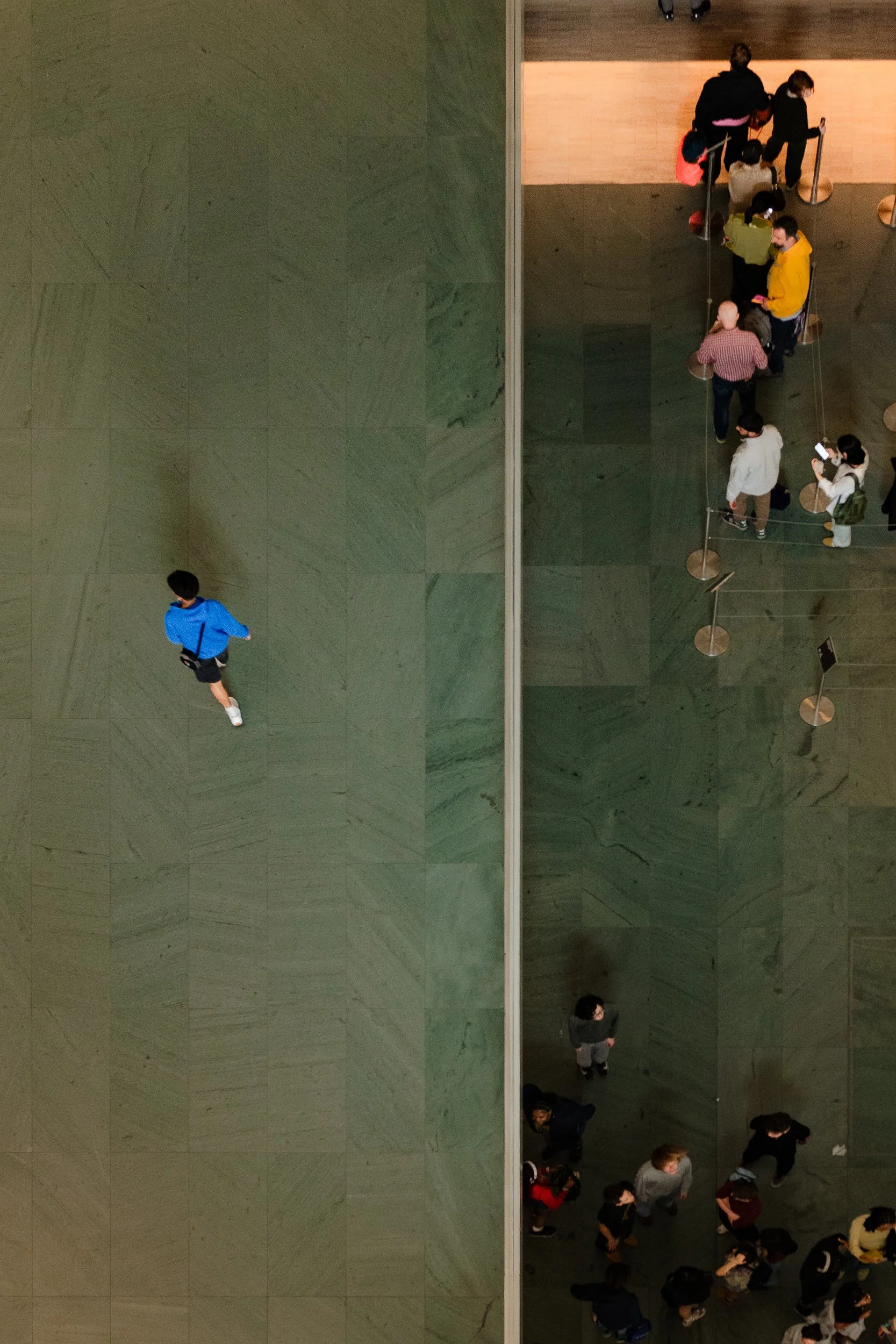 Man in Shorts, MOMA, April 13, 2026