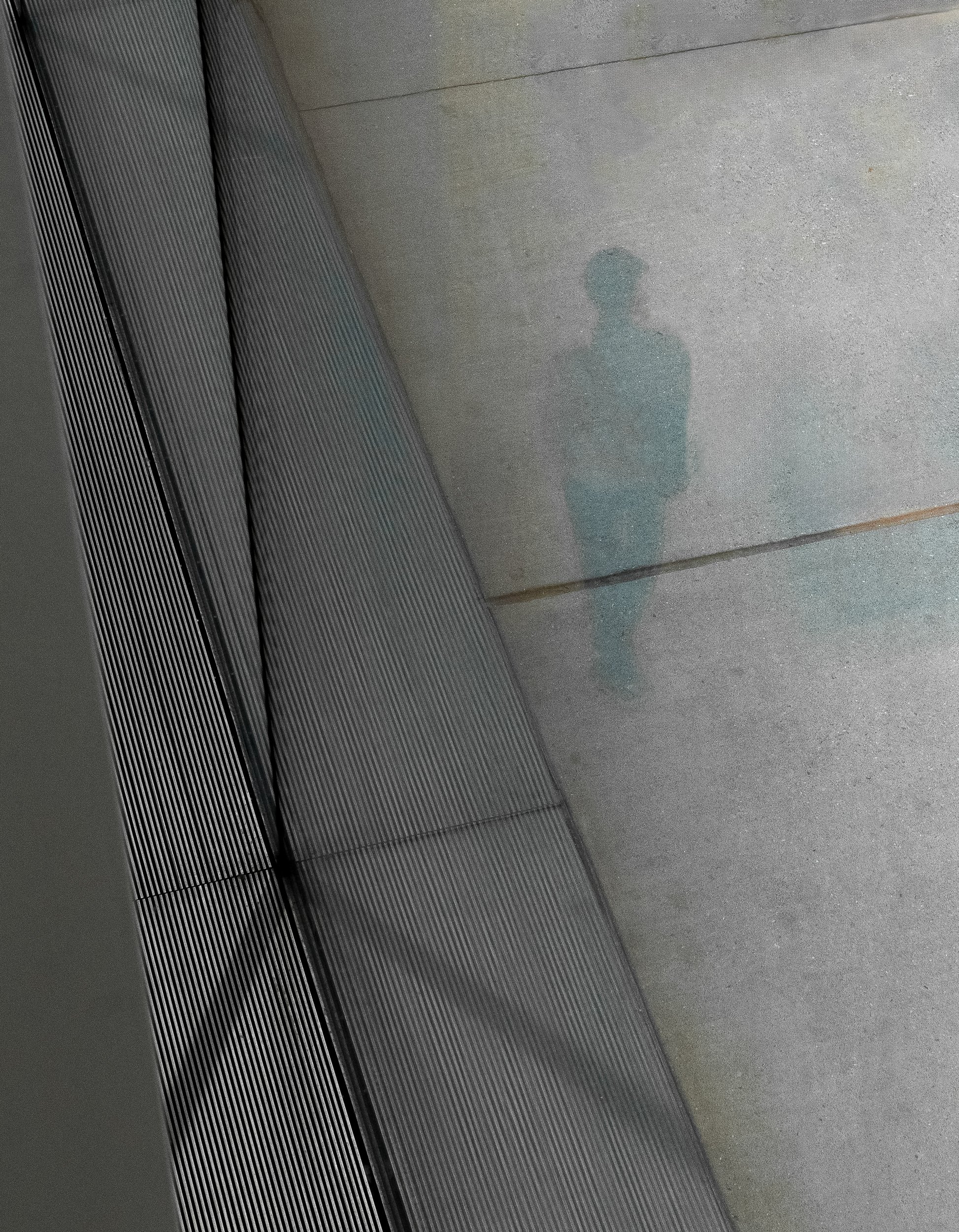 Man Caught Up in Lines, MOMA, April 13, 2026