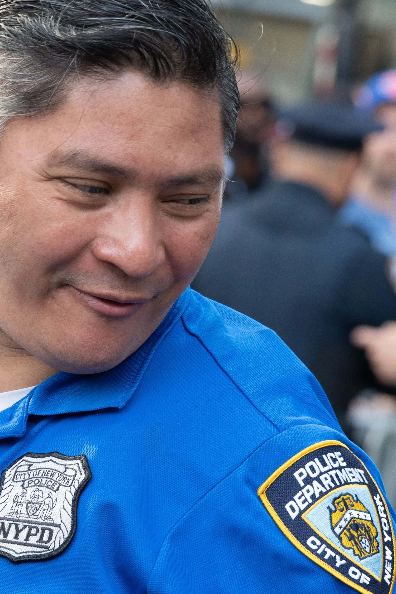 Bemused Cop, Knicks Game 3, 2026