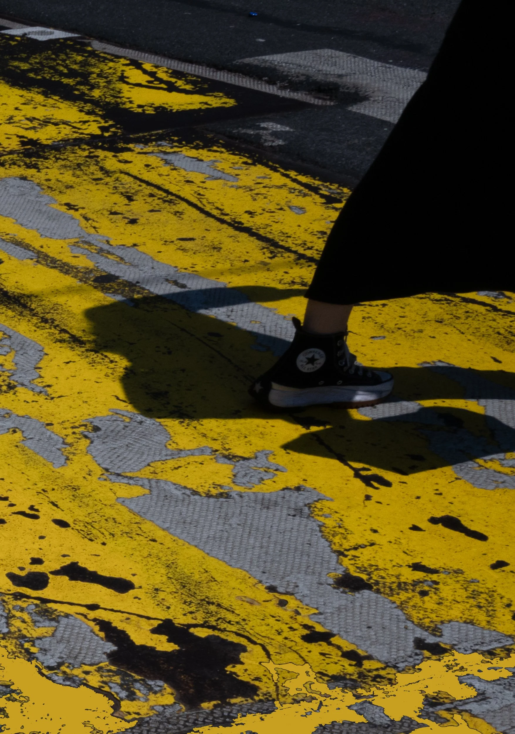 Dress, Sneakers and Construction, Eighth Avenue, 2026