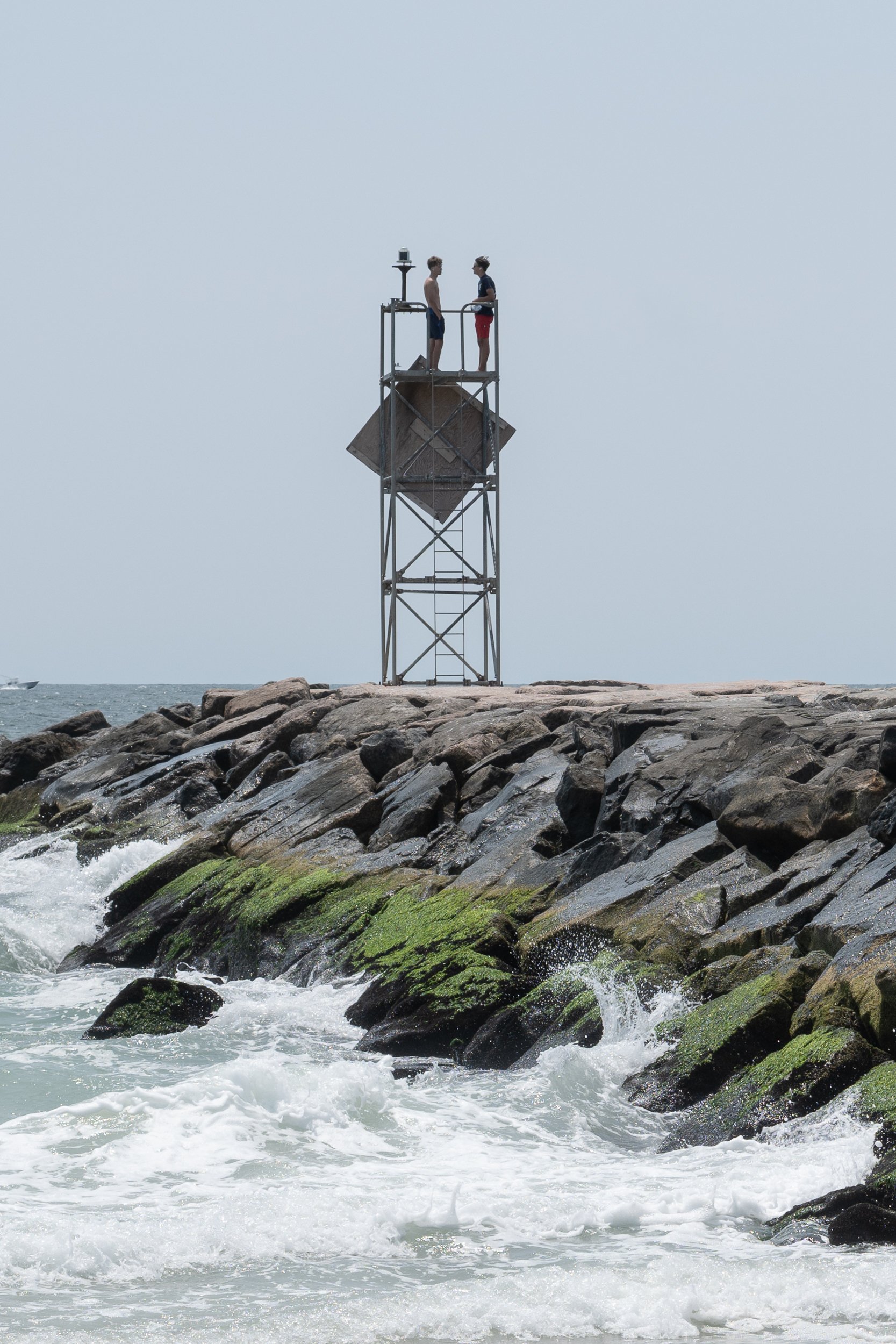 Meeting Above a Jetty, Atlantic Beach, 2026