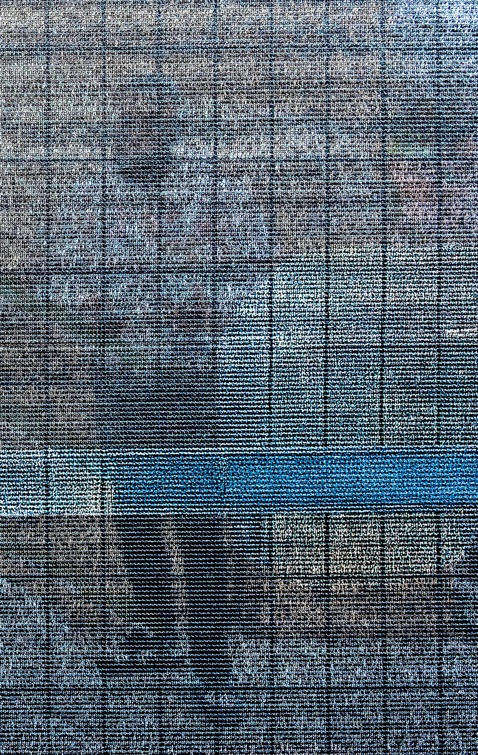 Tapestry With Man and Blue Stripe, July 13, 2026