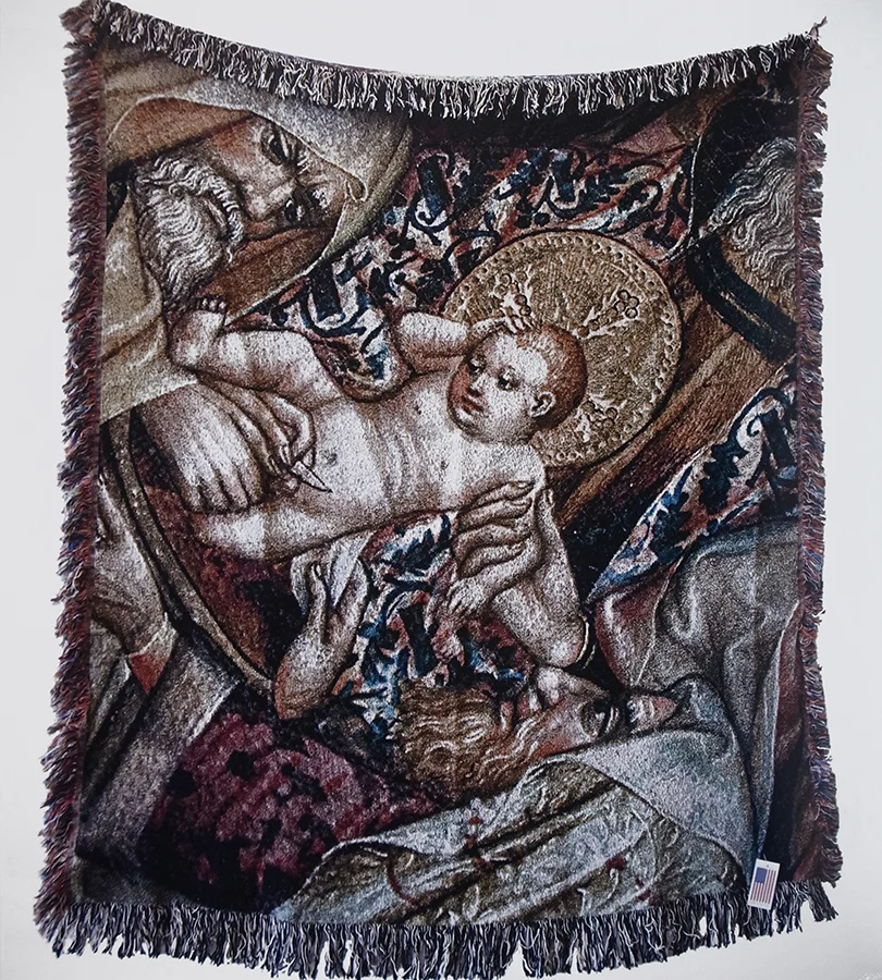 The Circumcision of Christ (Anonymous), 2016 Tapestry made by digital loom, One of a kind, 157x127 cm, 60x50 in