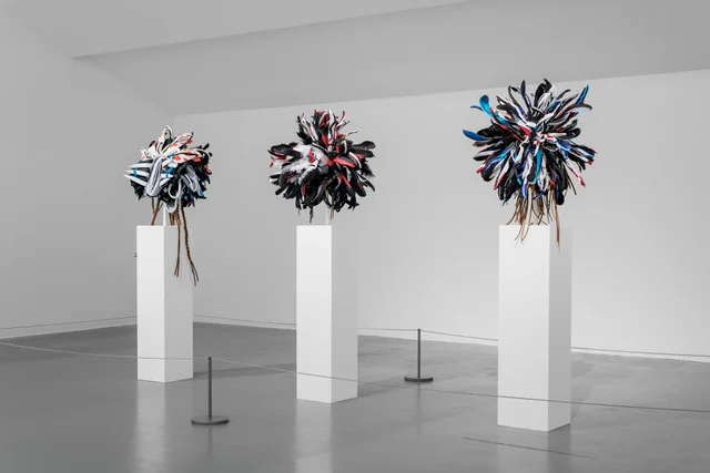 Brian Jungen,ˇWarrior 1, 3 and 4, 2017