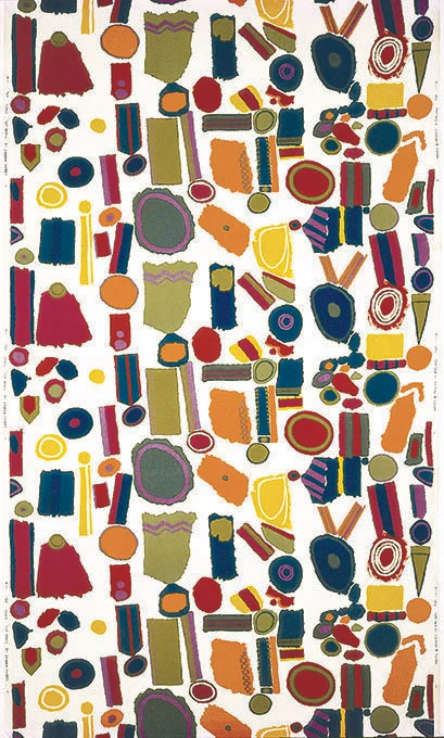 Zandra Rhodes Top Brass Print, C.1964