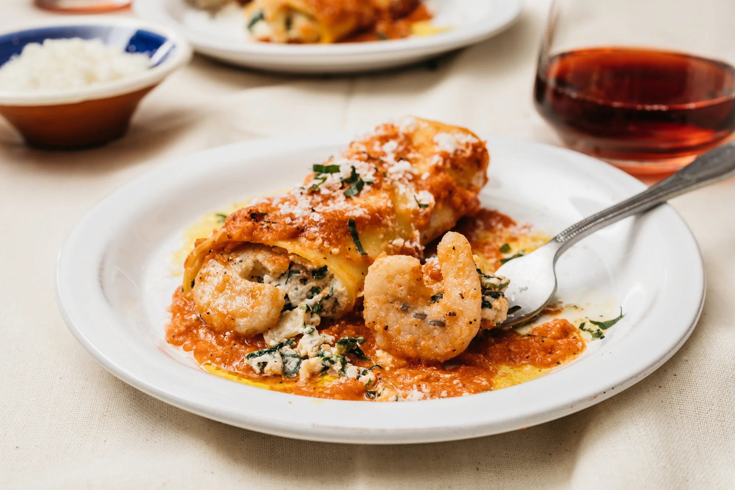 Shrimp Cannelloni