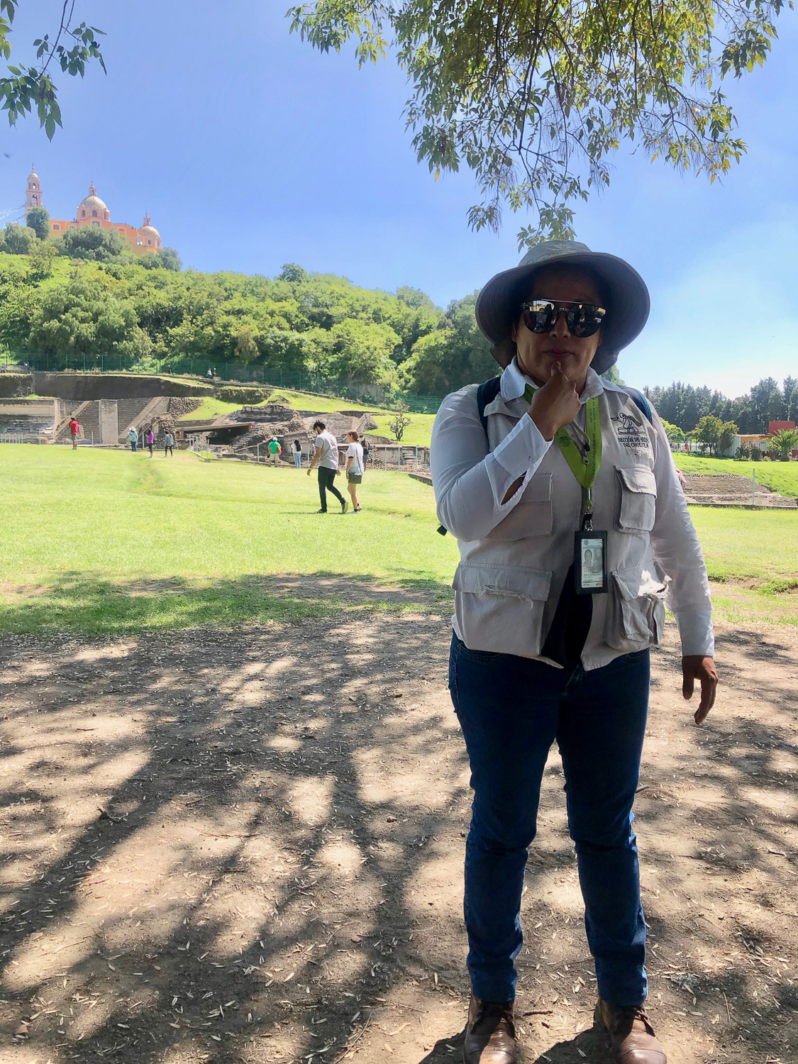 Our first day in Puebla we took a trip to visit the Great Pyramid of Cholula. We decided to pay for a guide to give us the full history. Our guide, Lupe, took us on an expedition through the base of the pyramid that was excavated in the 1920-1950s. I was mesmerized because it’s rare to find someone with a true gift of storytelling. She made us feel like we were all on Indiana Jones ready to uncover a new set of staircases. This experience helped reaffirm that community members are the true experts of the history and the needs of their own cities. A lot of the knowledge we gained came from cab drivers, street vendors, and regular people we came across as we walked around the city.