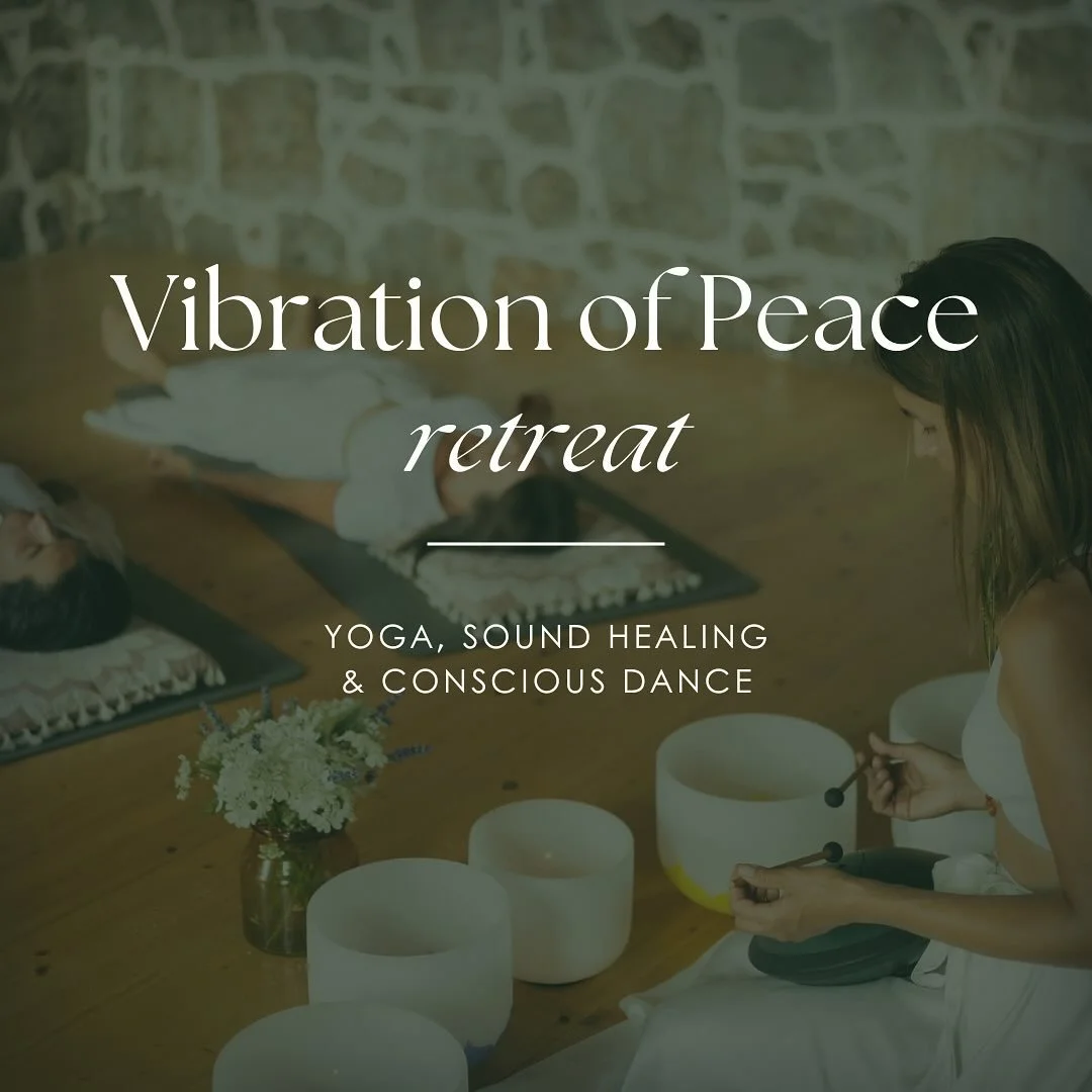 🌱 ✨ Vibration of Peace Retreat ✨

A journey into sound, movement &amp; connection.
From the deep resonance of the gong to cacao, chant &amp; dance &mdash; let music guide you beyond the mind, into pure presence.
No judgment. Just flow, joy &amp; tog