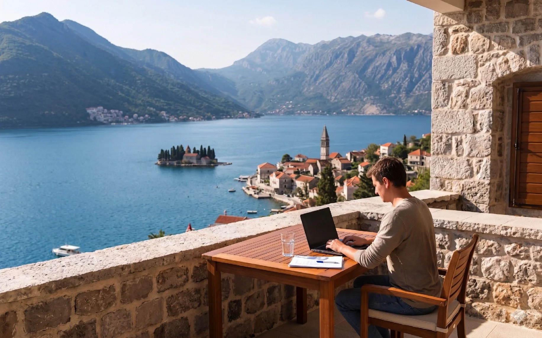 Montenegro Digital Nomad Visa &amp; Residency + Co-iving Near Kotor Bay
