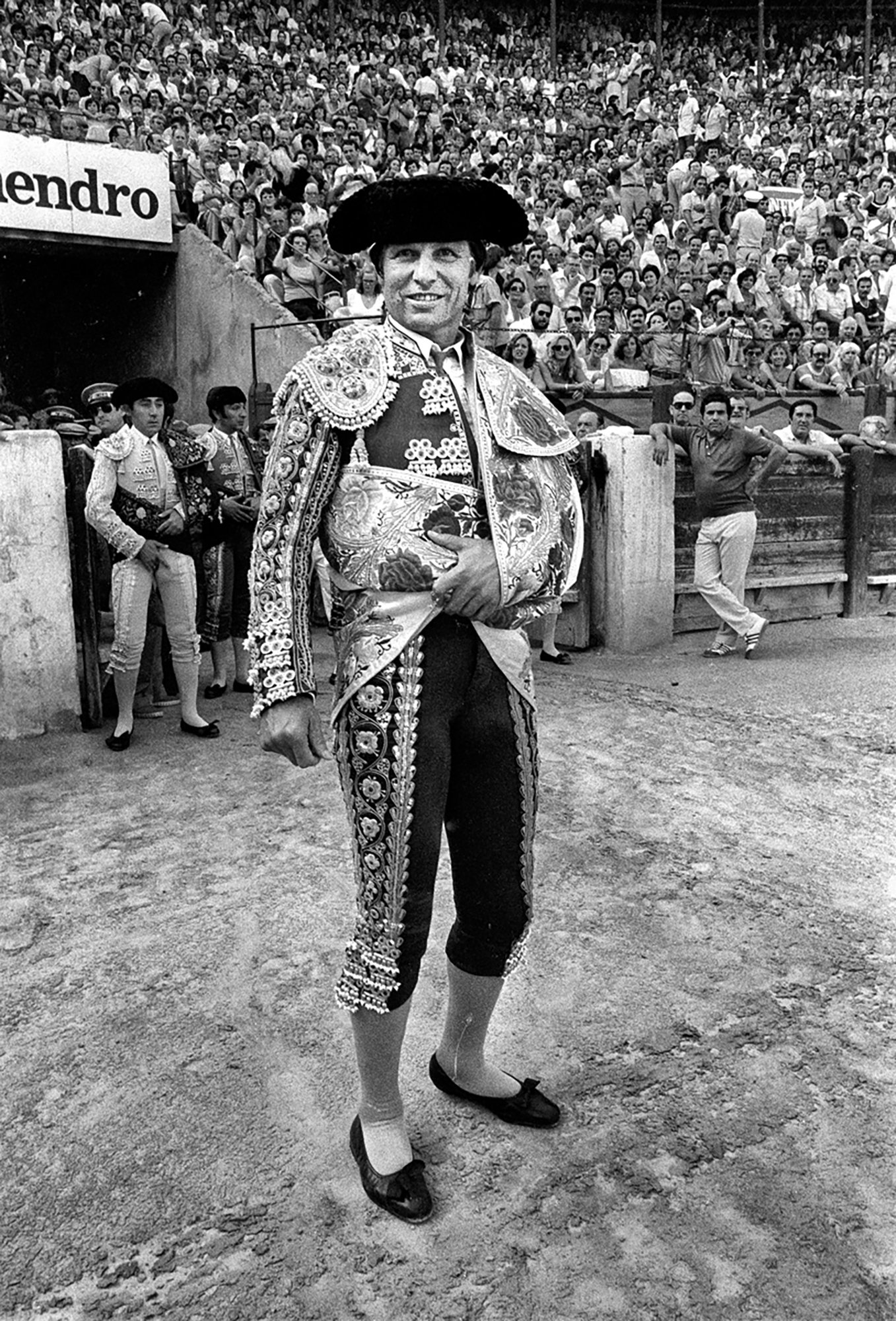 El Cordobés is a Spanish bullfighter, matador, and actor here in the plaza de toros of Alicante in the sixties Photography Pierre Toutain-Dorbec.jpg