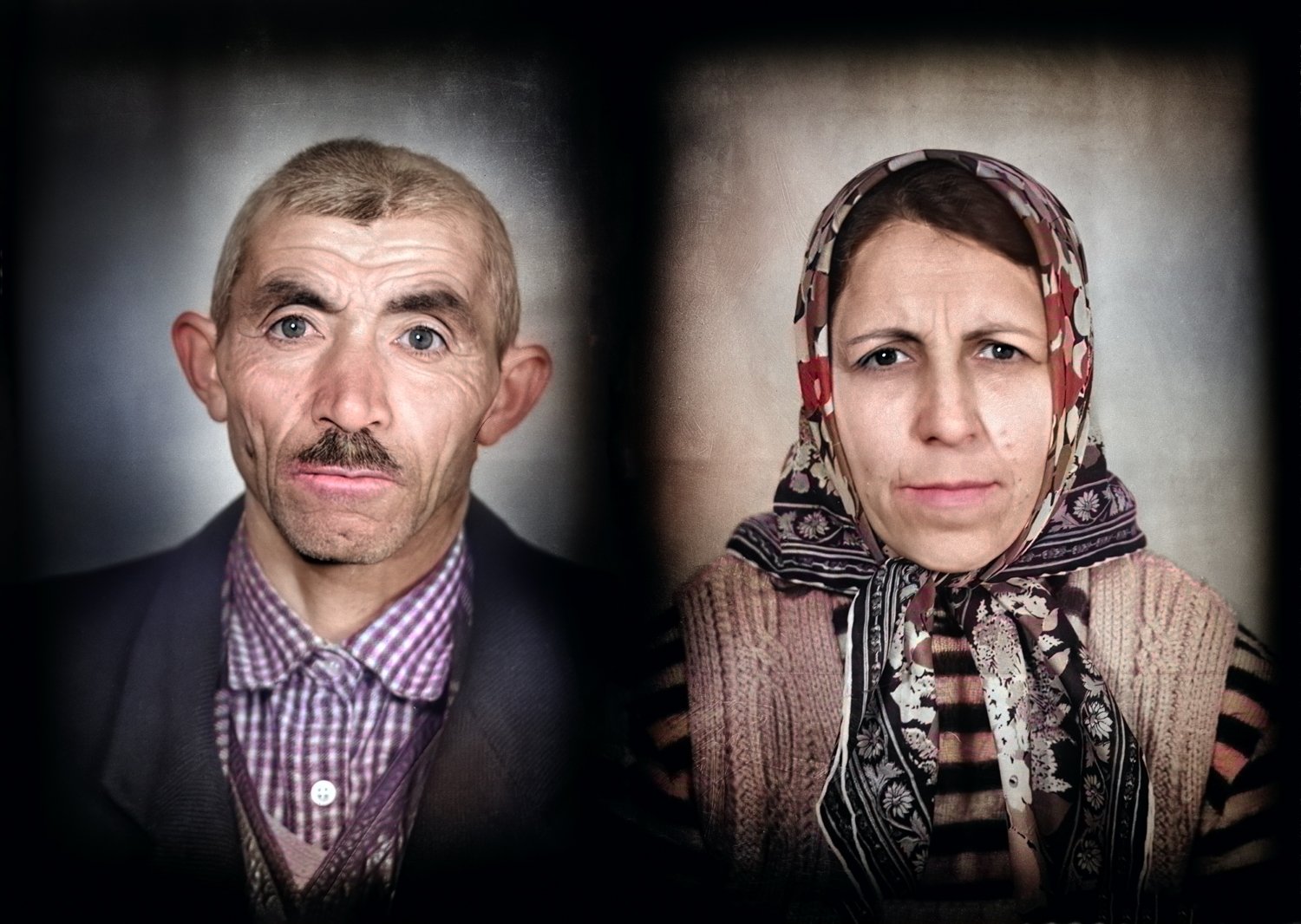 Portrait of Man and Woman Couple from the Middle East Photographed by Pierre Toutain-Dorbec 5.jpg