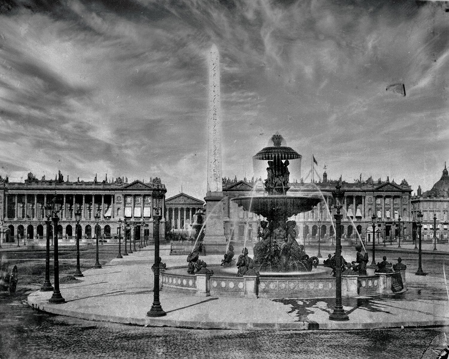 Revisiting Places Series the City of Paris Place de la Concorde in France Dry Plate Photo Manipulation by Pierre Toutain-Dorbec.jpg