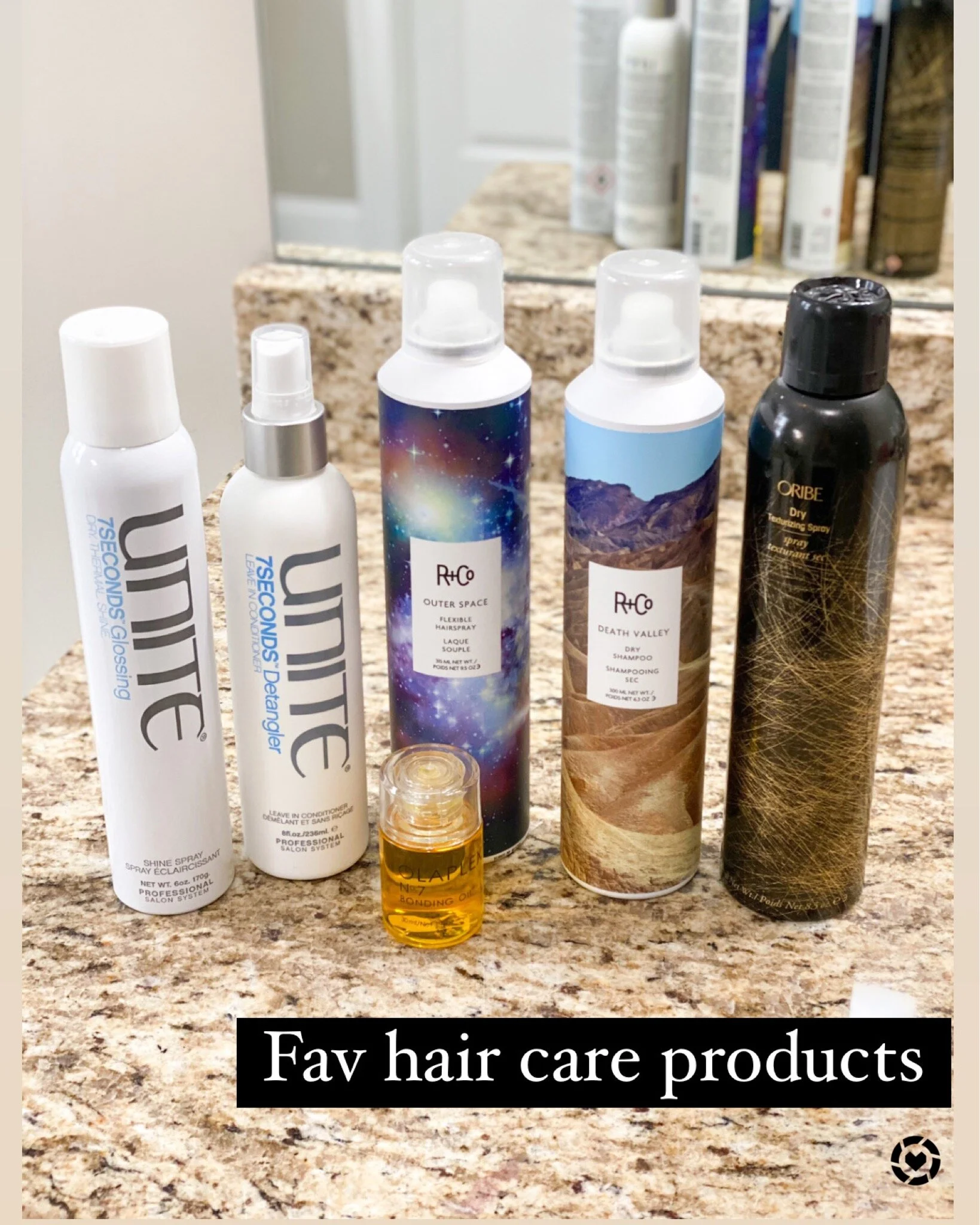 Current Hair Products &amp; Storage